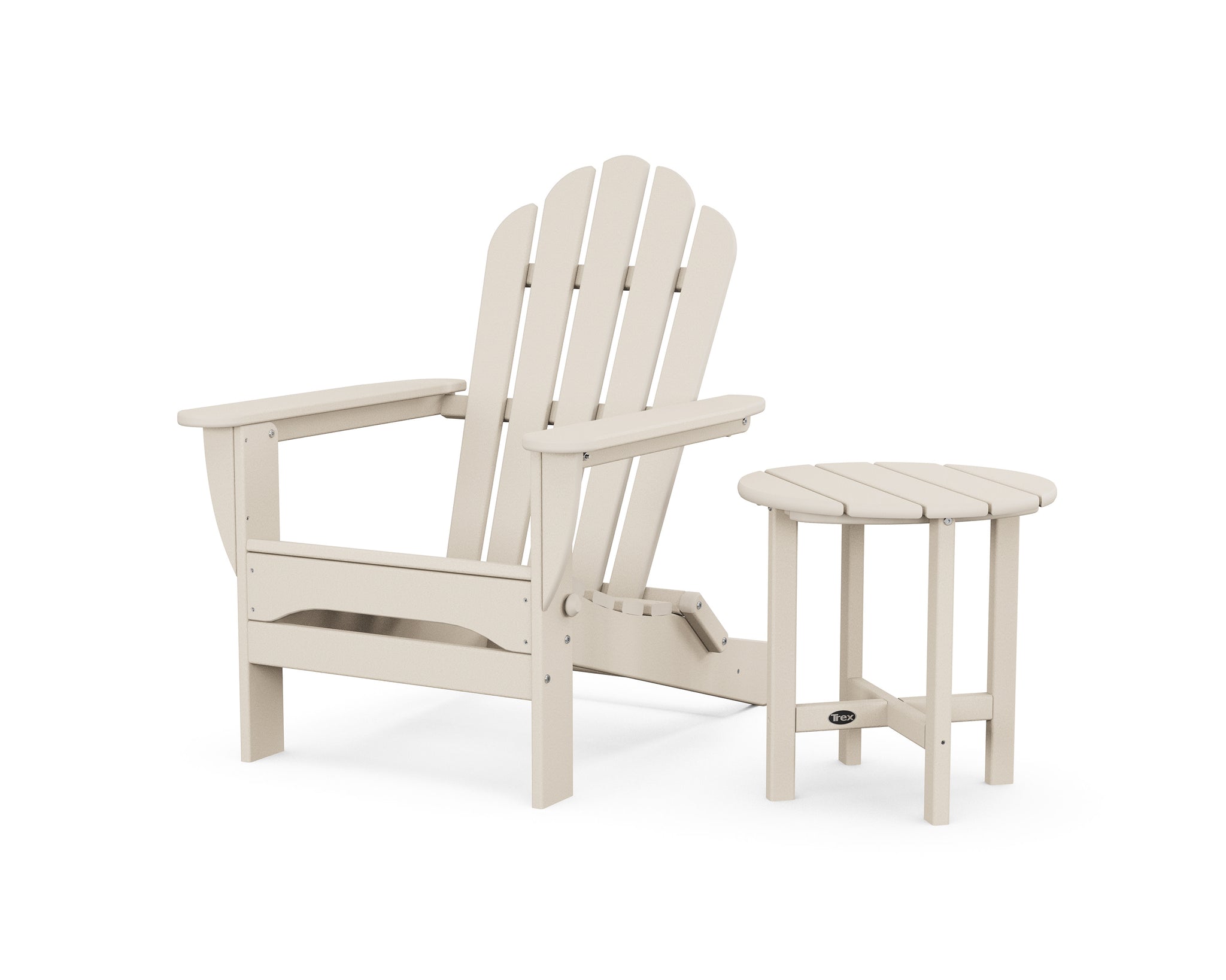 Monterey Bay Folding Adirondack Chair with Side Table