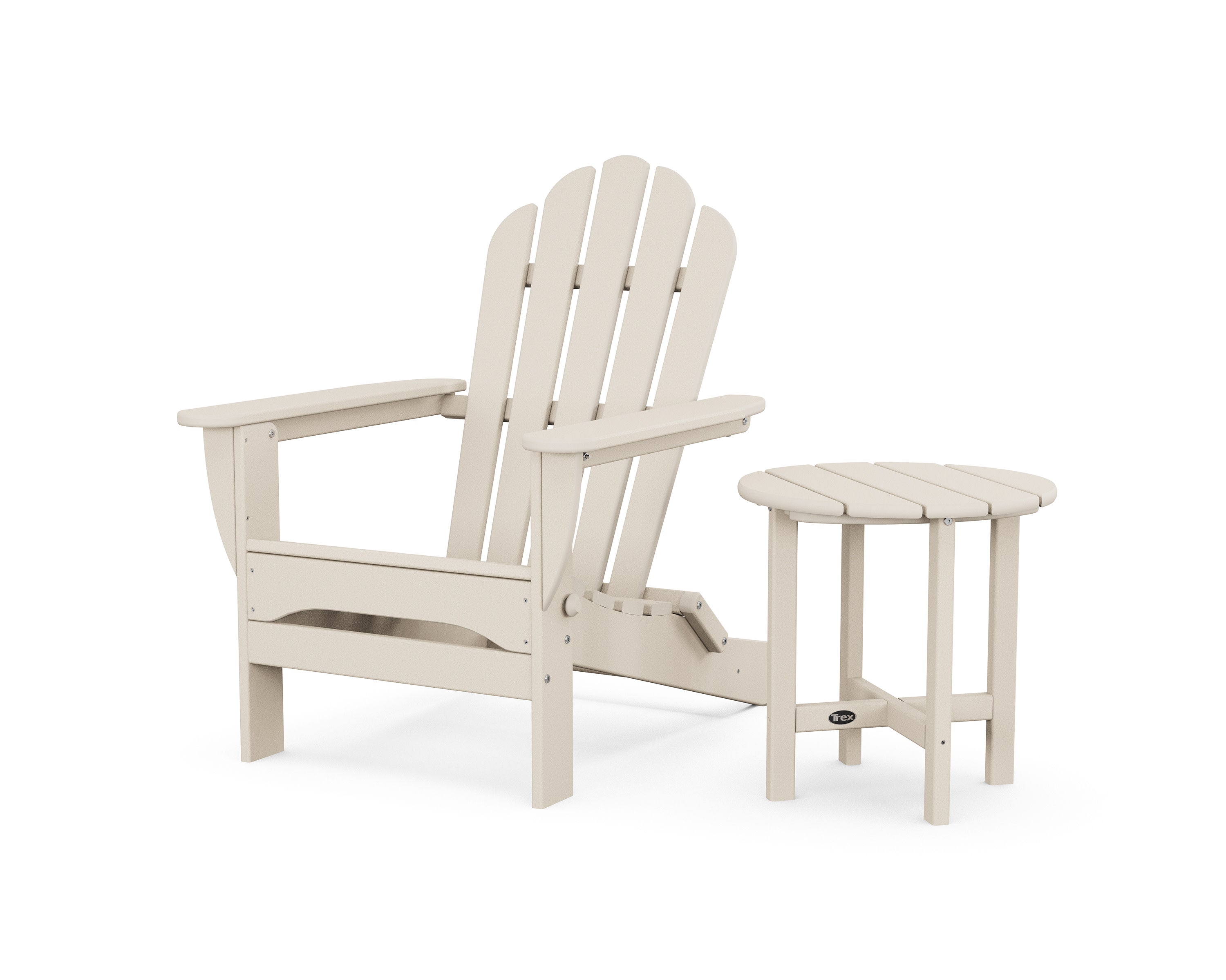 Monterey Bay Folding Adirondack Chair with Side Table
