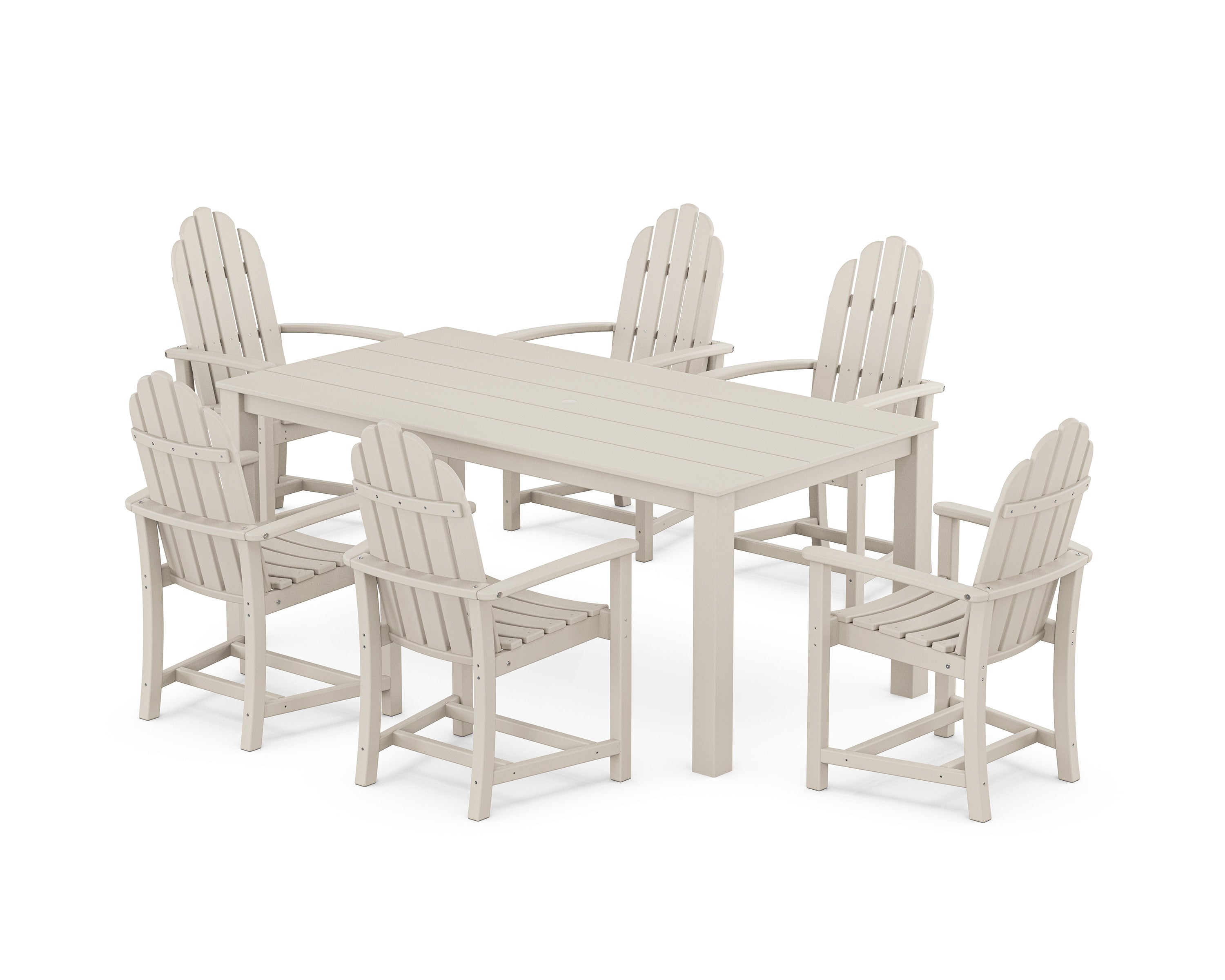 Cape Cod Adirondack 7-Piece Parsons Dining Set