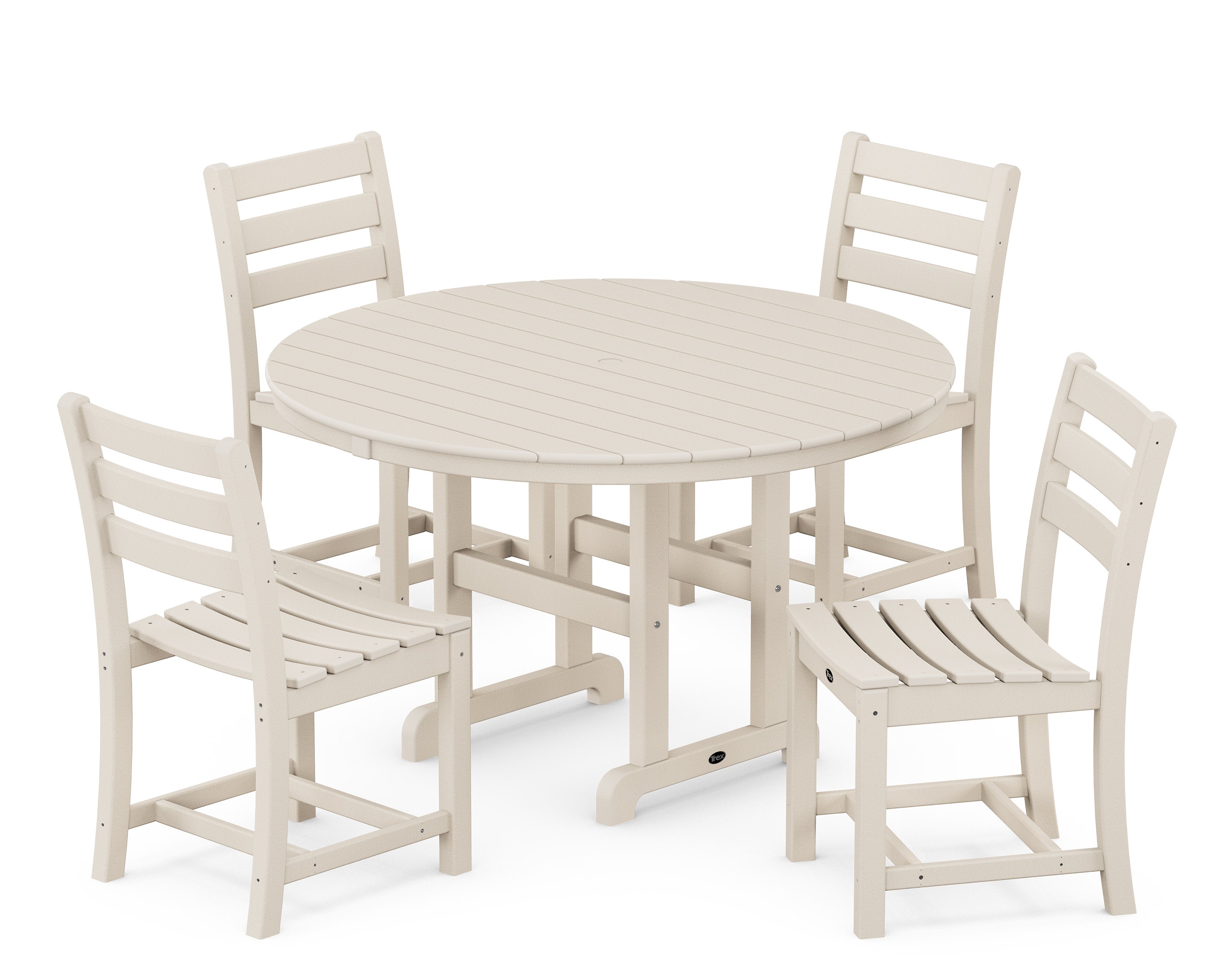 Monterey Bay 5-Piece Round Side Chair Dining Set