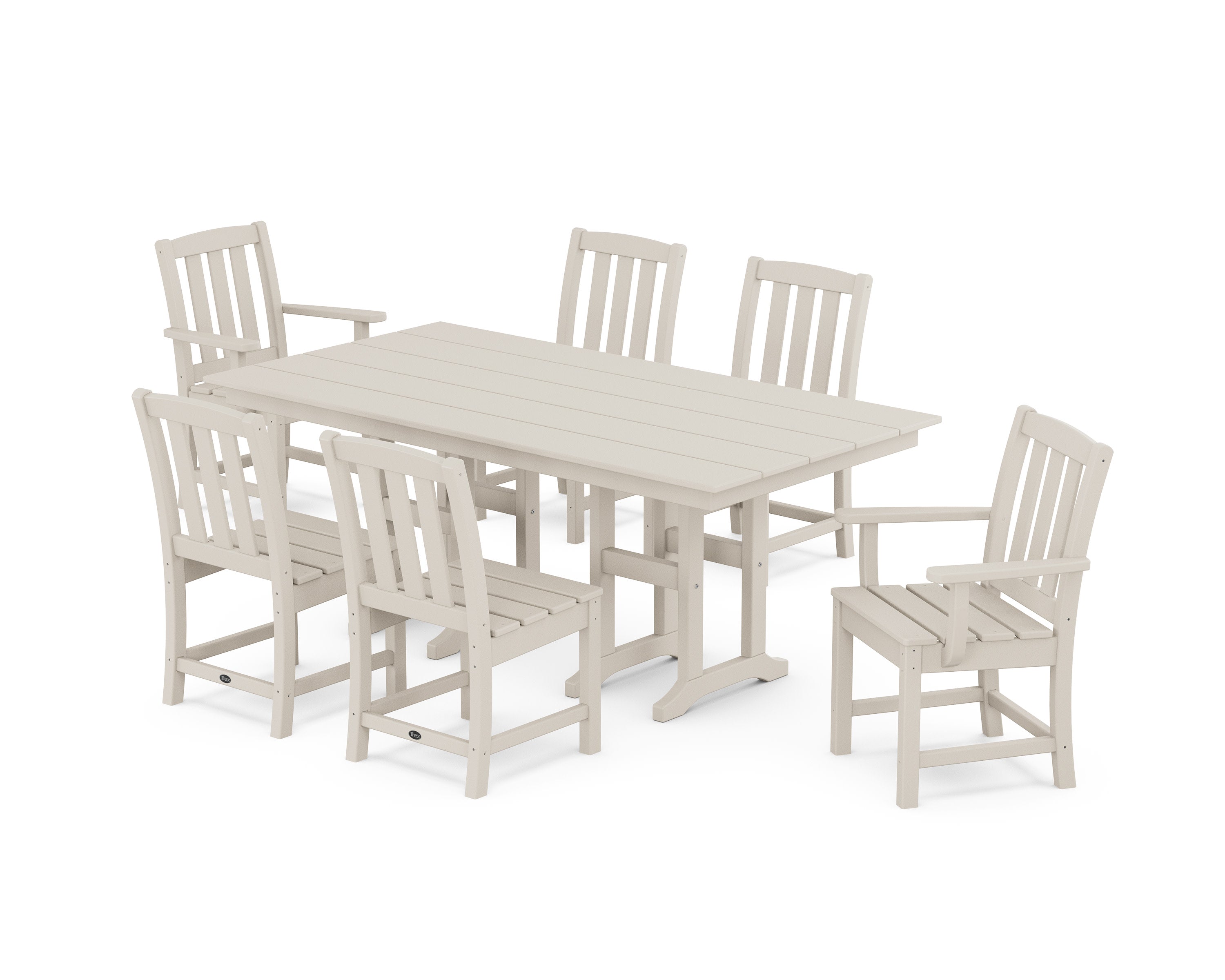 Cape Cod 7-Piece Farmhouse Dining Set