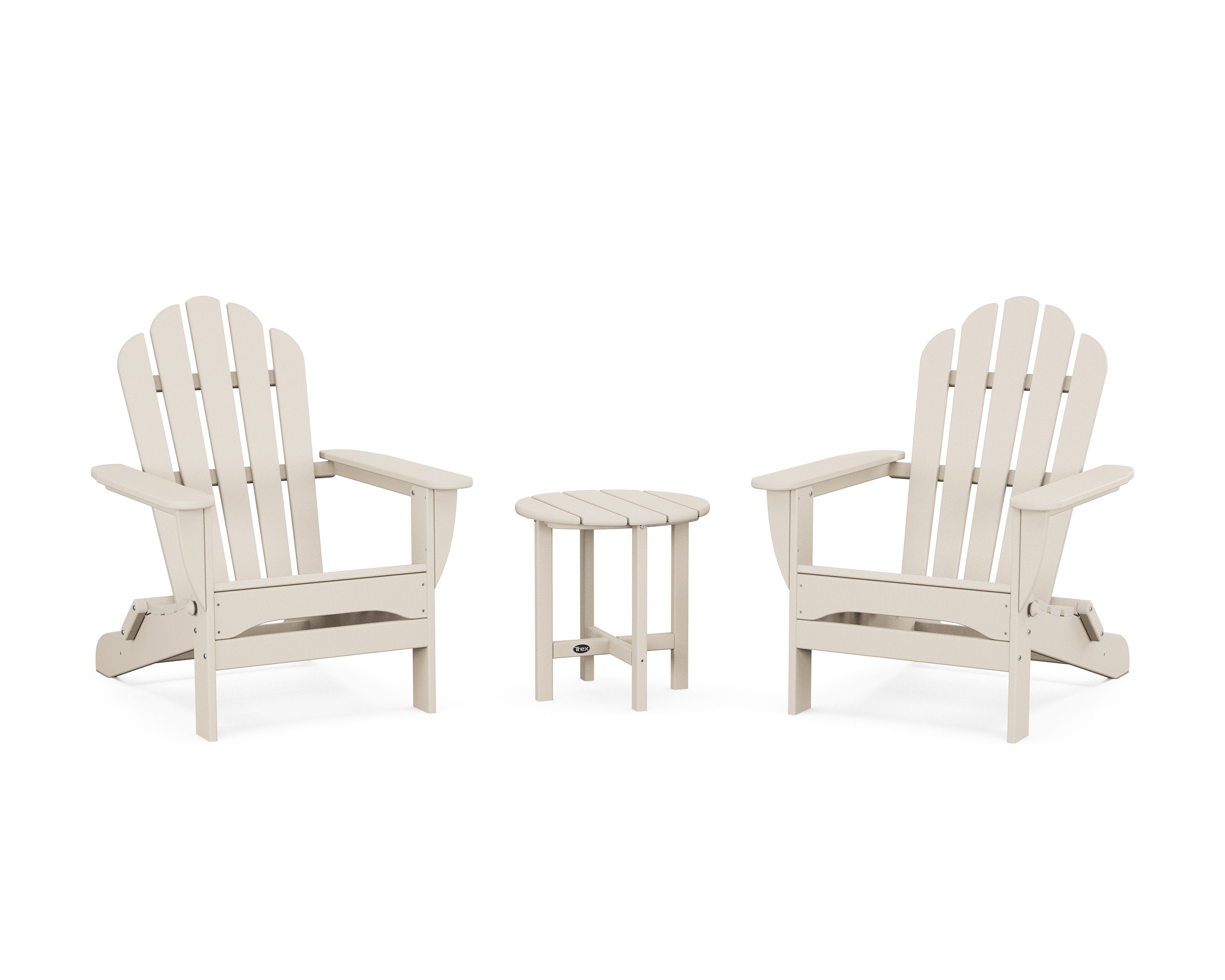 3-Piece Monterey Bay Folding Adirondack Set