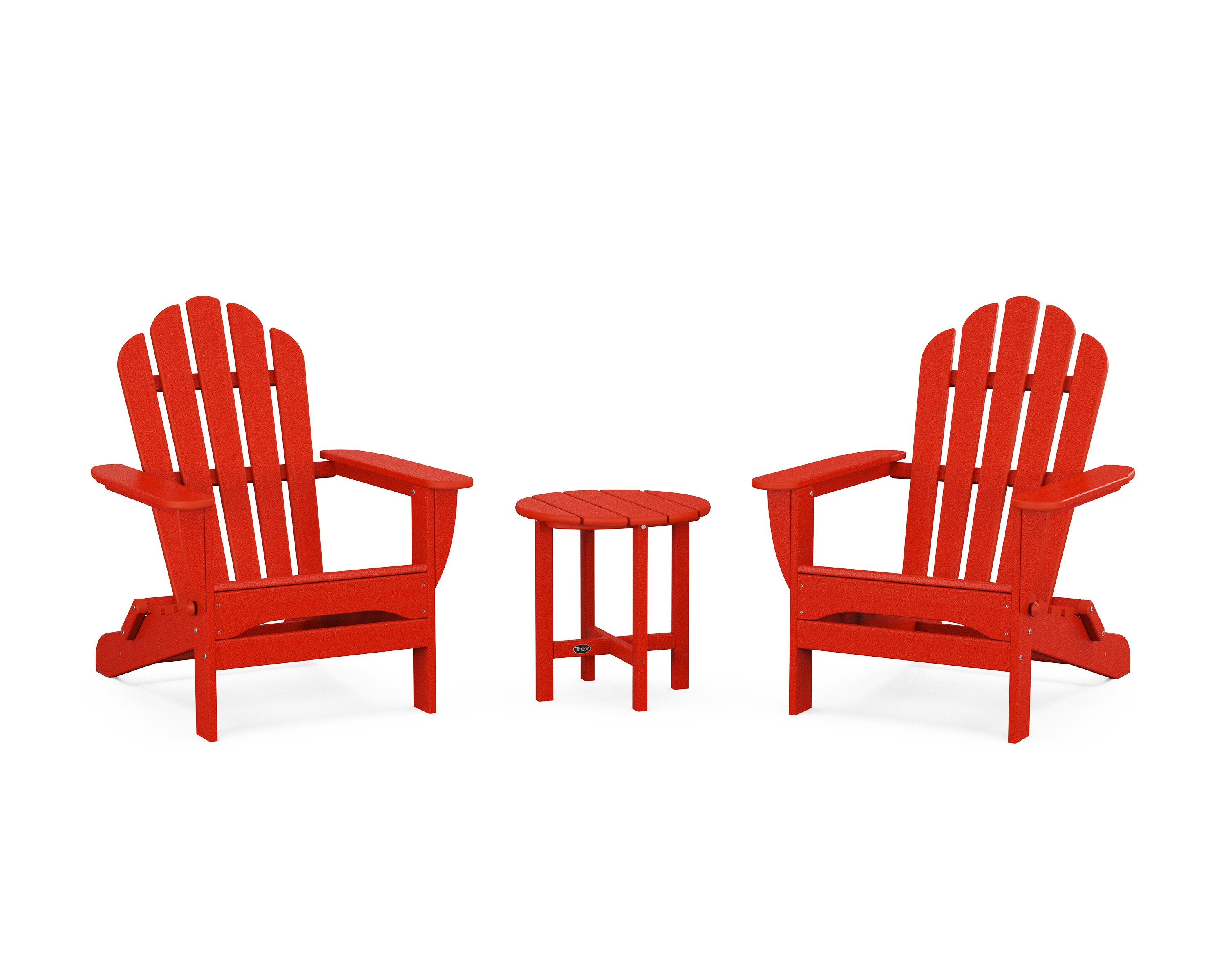 3-Piece Monterey Bay Folding Adirondack Set