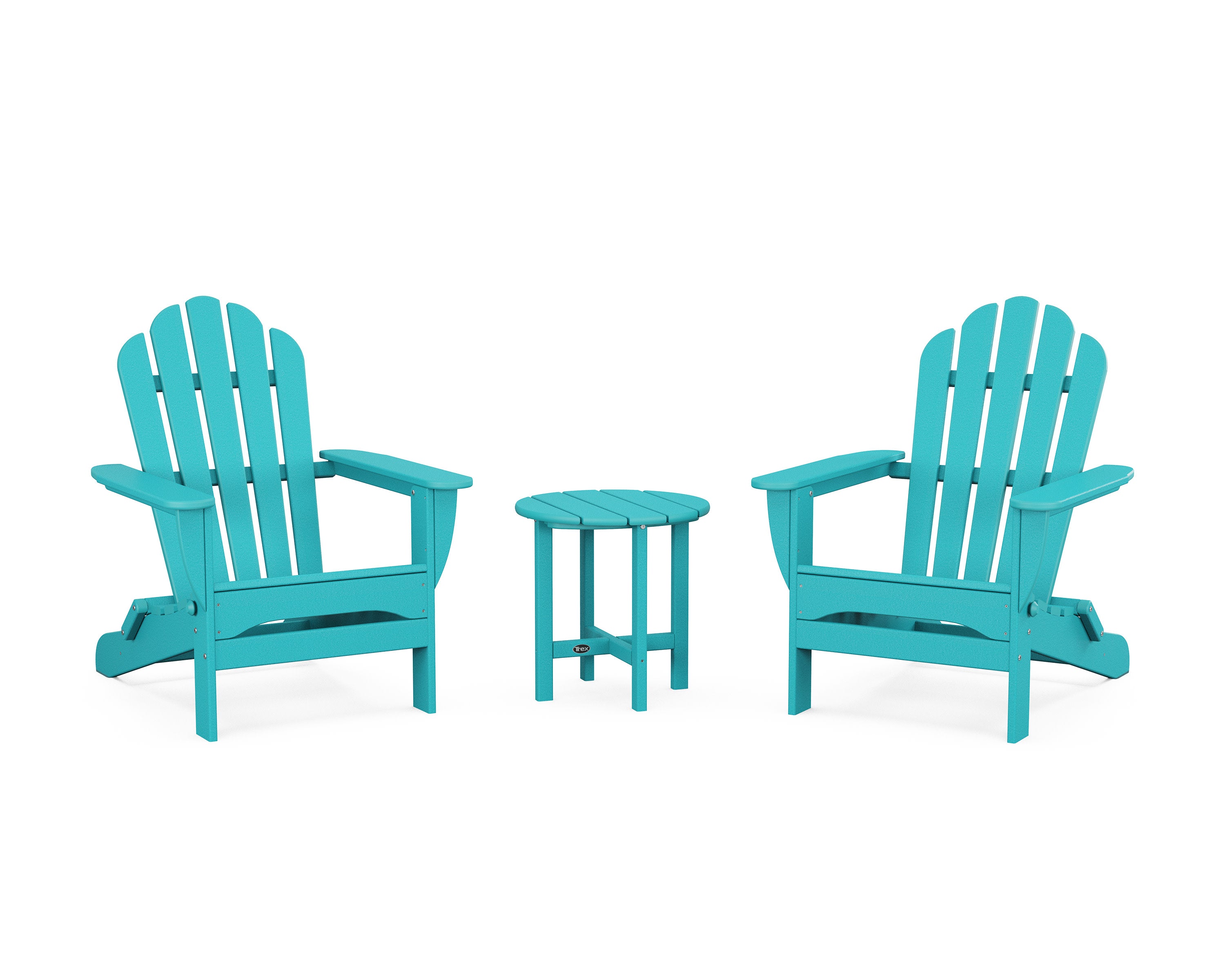 3-Piece Monterey Bay Folding Adirondack Set