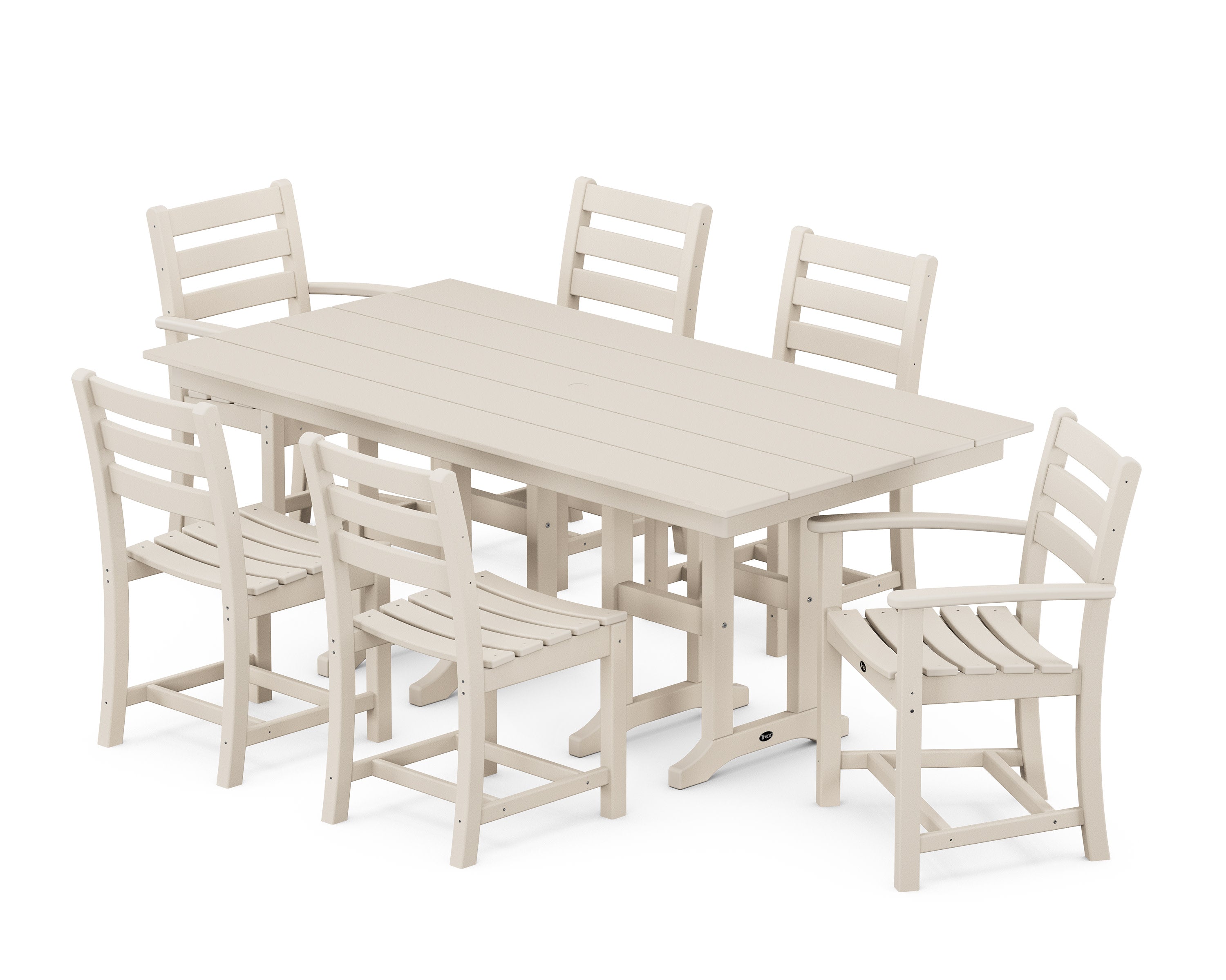 Monterey Bay 7-Piece Farmhouse Dining Set