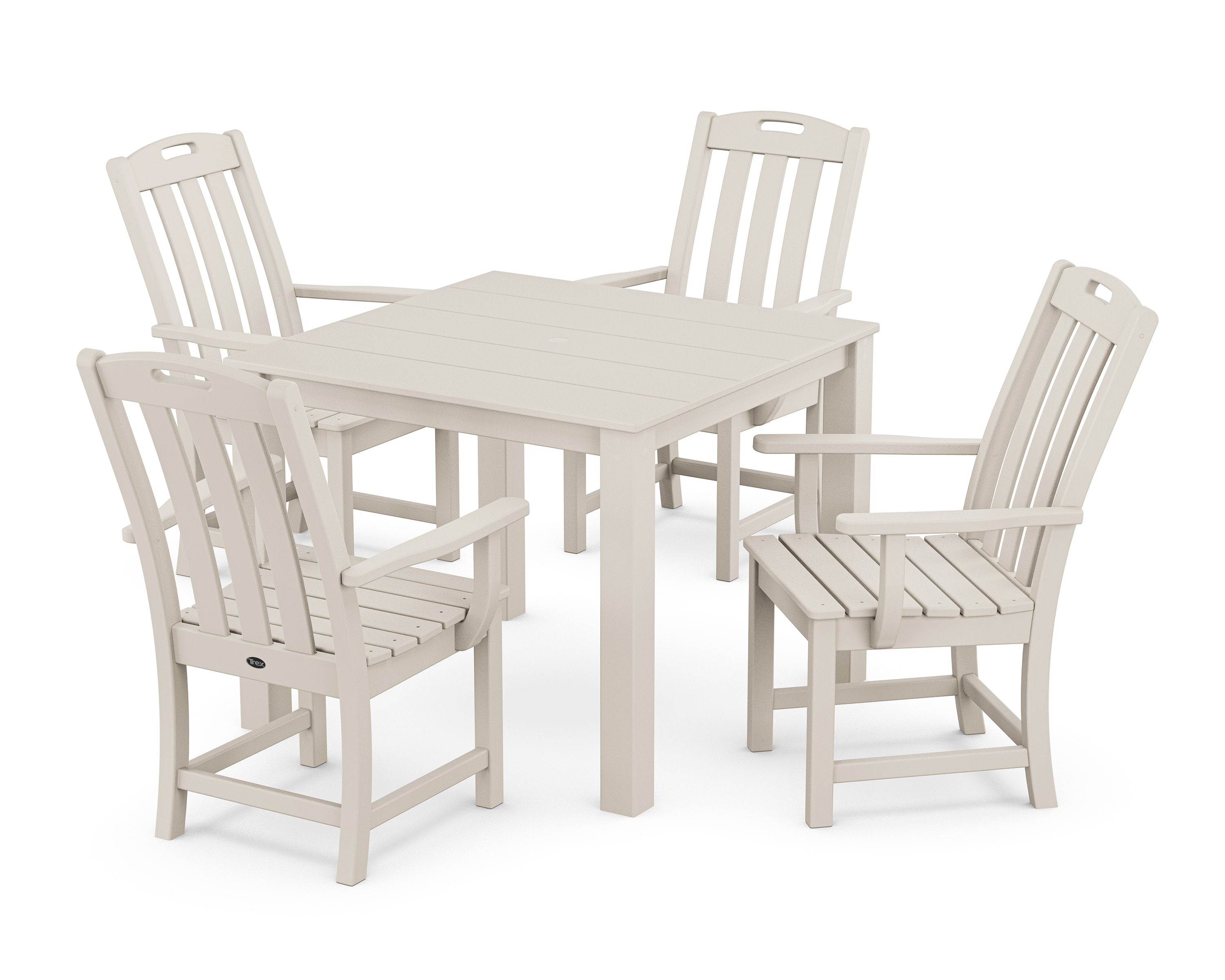 Yacht Club 5-Piece Parsons Dining Set