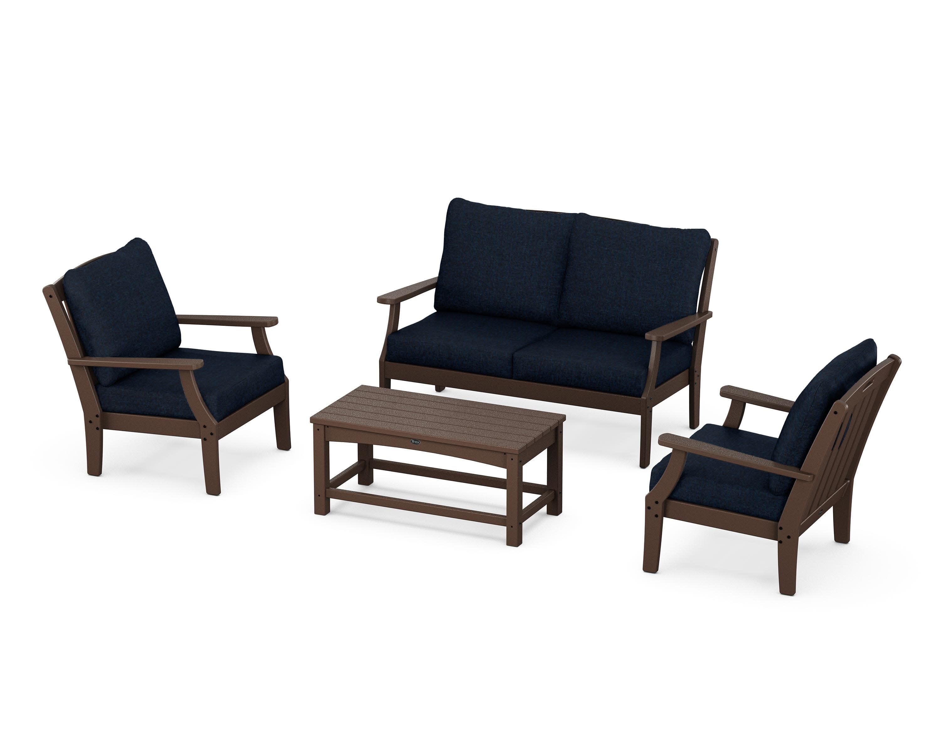 Yacht Club 4-Piece Deep Seating Chair Set