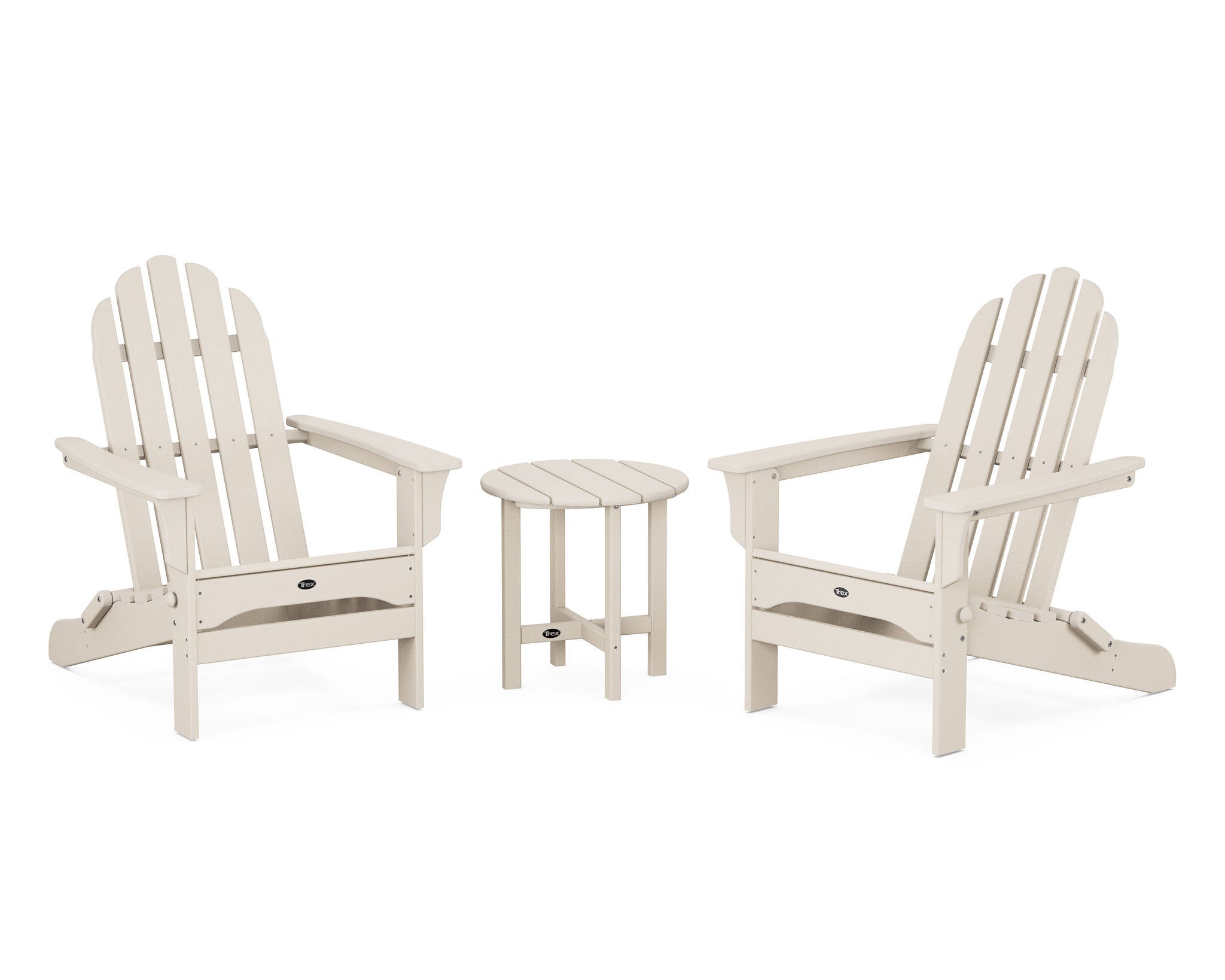 Cape Cod Folding Adirondack Set with Side Table