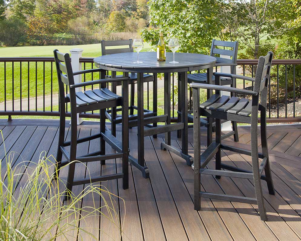Get The Height Right For Outdoor Stools, Bar Height Outdoor Chairs And Table