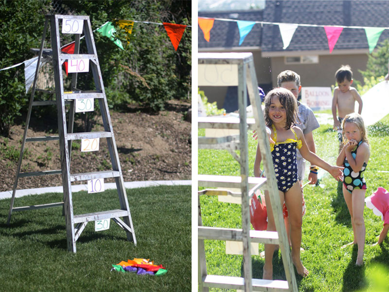 Landee from Landeelu organized an outdoor carnival event. Check out her full post for more fun outdoor ideas.