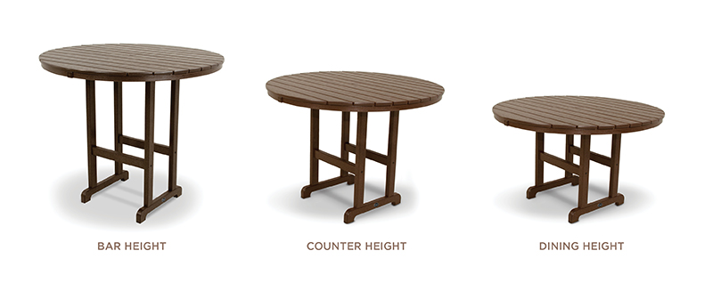 Get The Height Right For Outdoor Stools Trex Outdoor Furniture