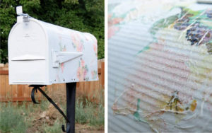 painted mailbox