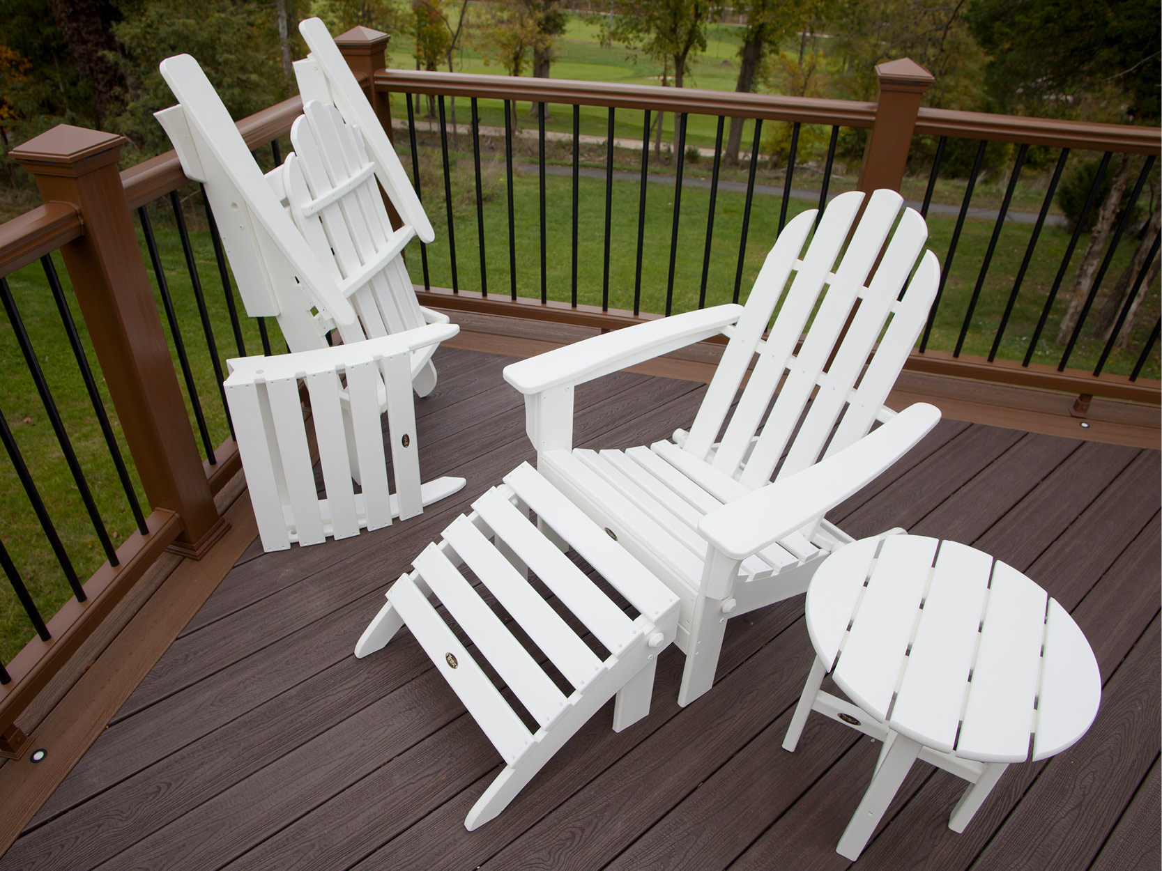 Cape Cod 2-Piece Folding Adirondack Seating Set