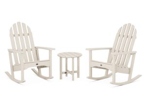 Trex Cape Cod 3-Piece Adirondack Rocker Set 100"W x 58"D x 37"H 90 lbs.