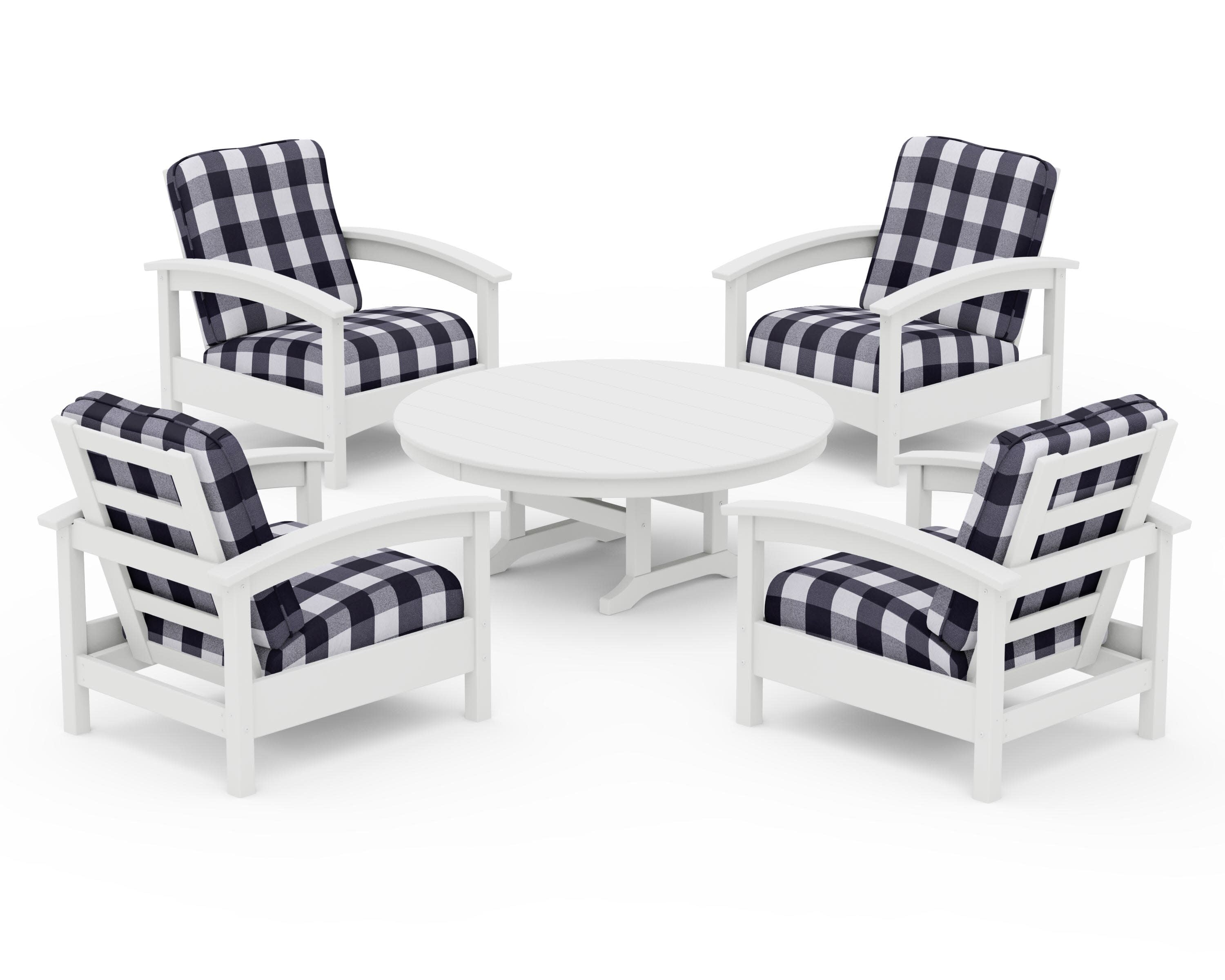 Rockport 5-Piece Deep Seating Set - Thumbnail 3
