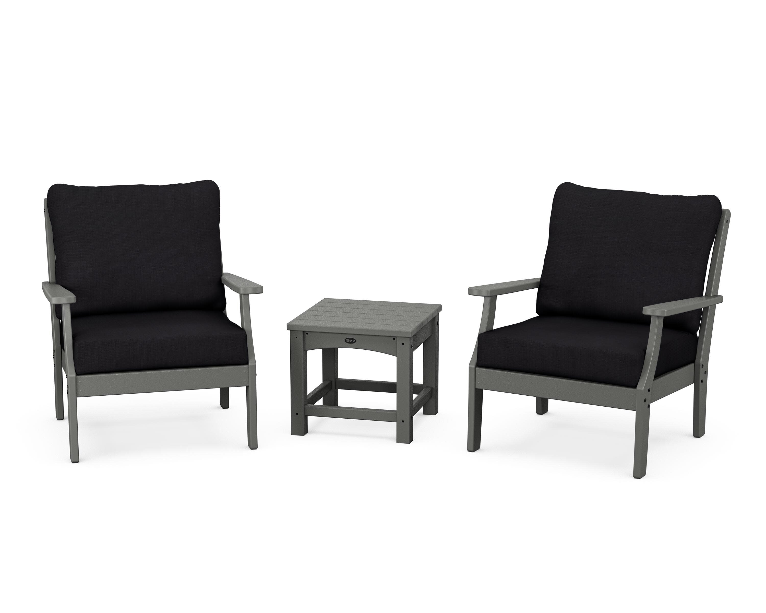 Yacht Club 3-Piece Deep Seating Set