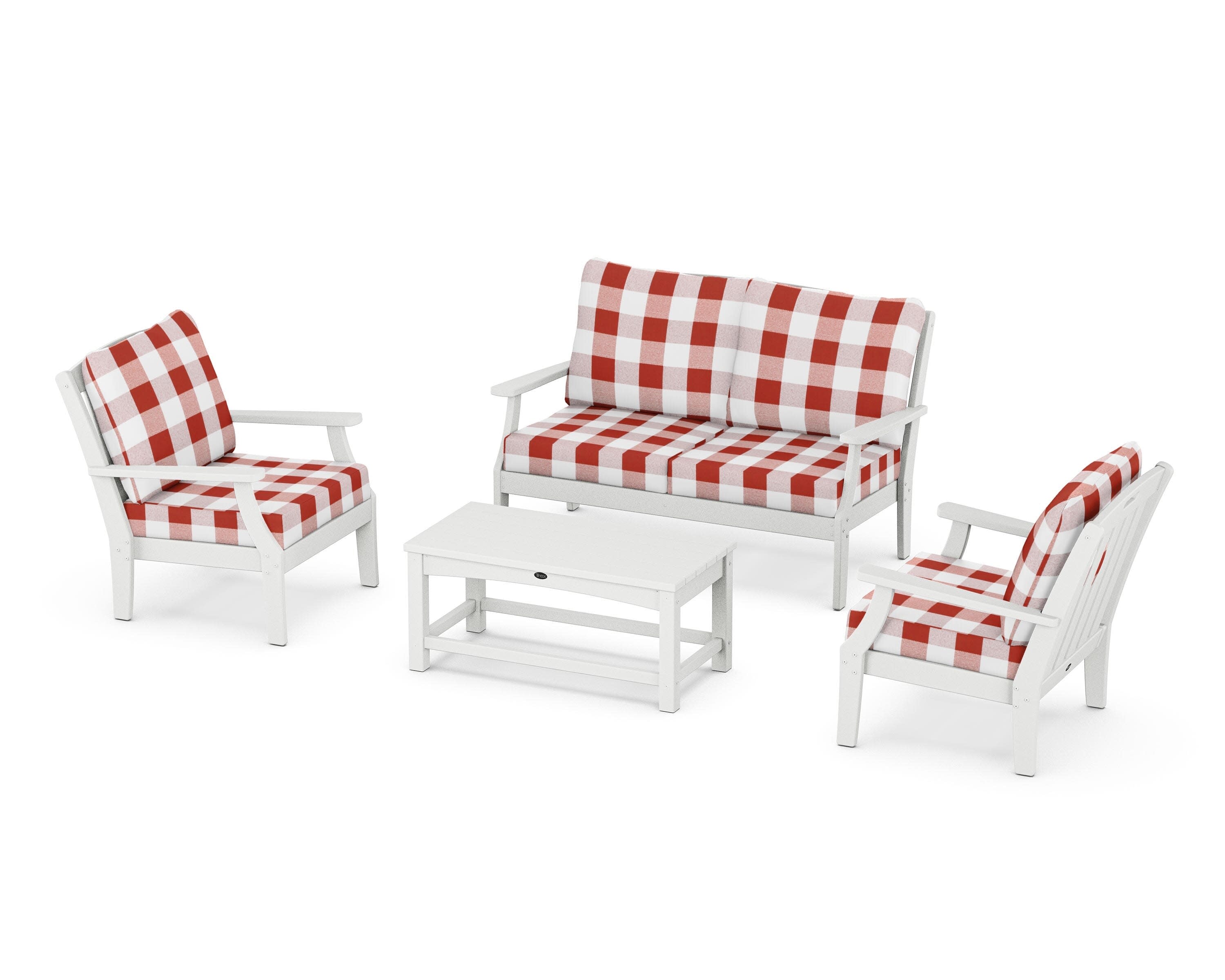Yacht Club 4-Piece Deep Seating Chair Set - Thumbnail 2