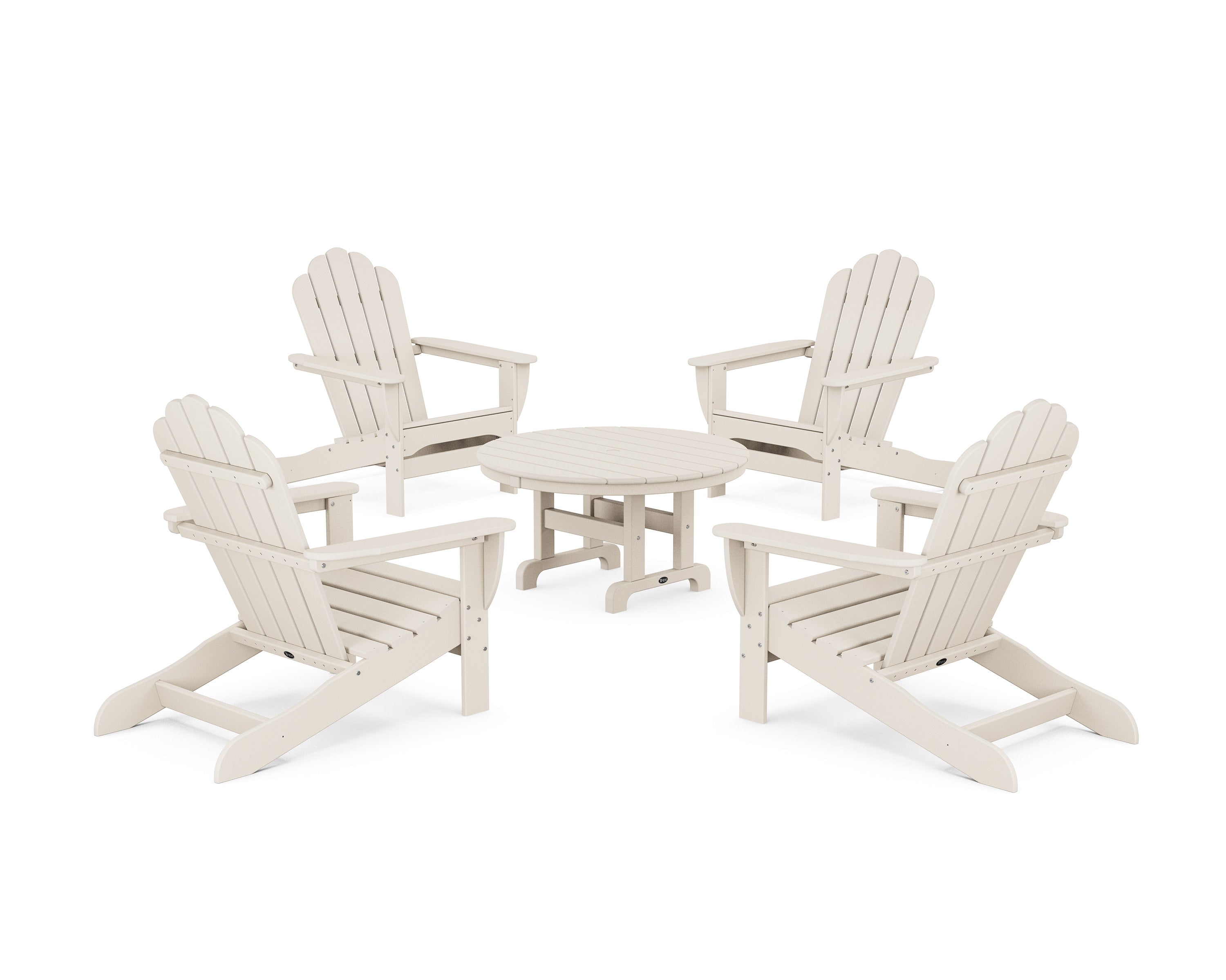 5-Piece Monterey Bay Oversized Adirondack Chair Conversation Group