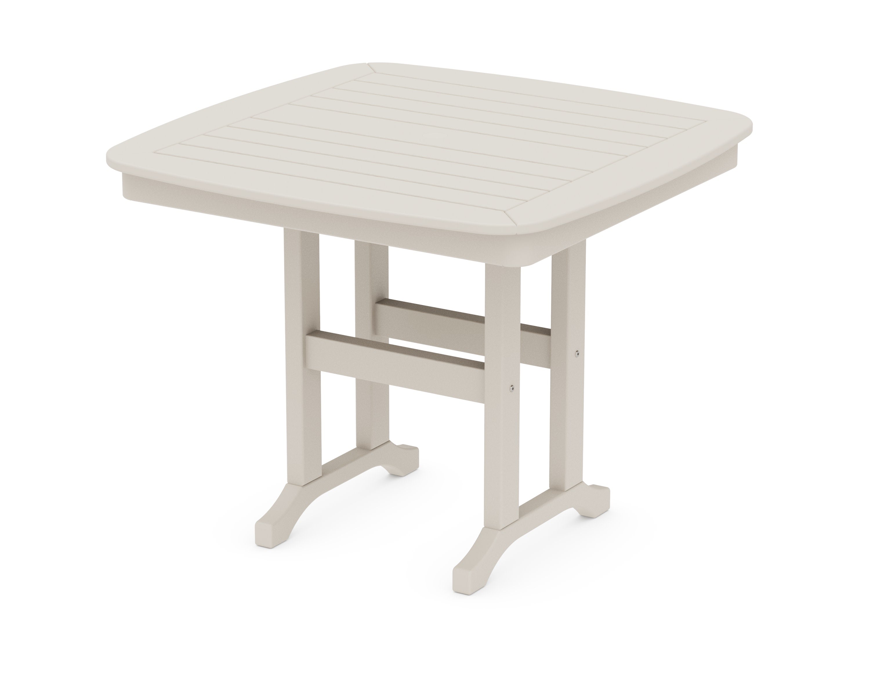 Trex Outdoor Furniture TXNCT3772CW Yacht Club Dining Table, 37 by 72-Inch, Classic White