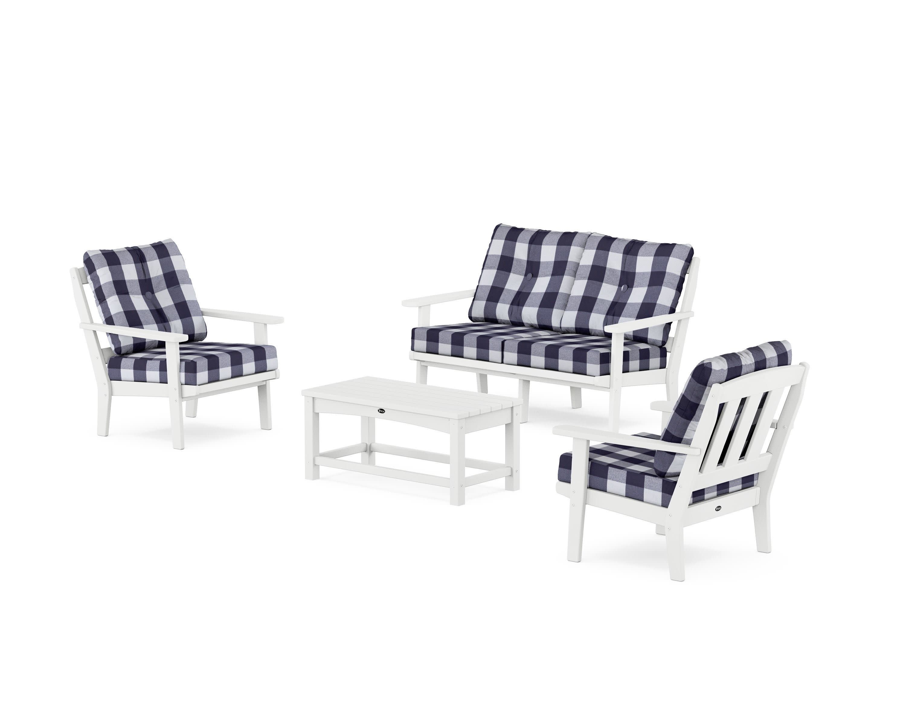 Cape Cod 4-Piece Deep Seating Set with Sofa - Thumbnail 3