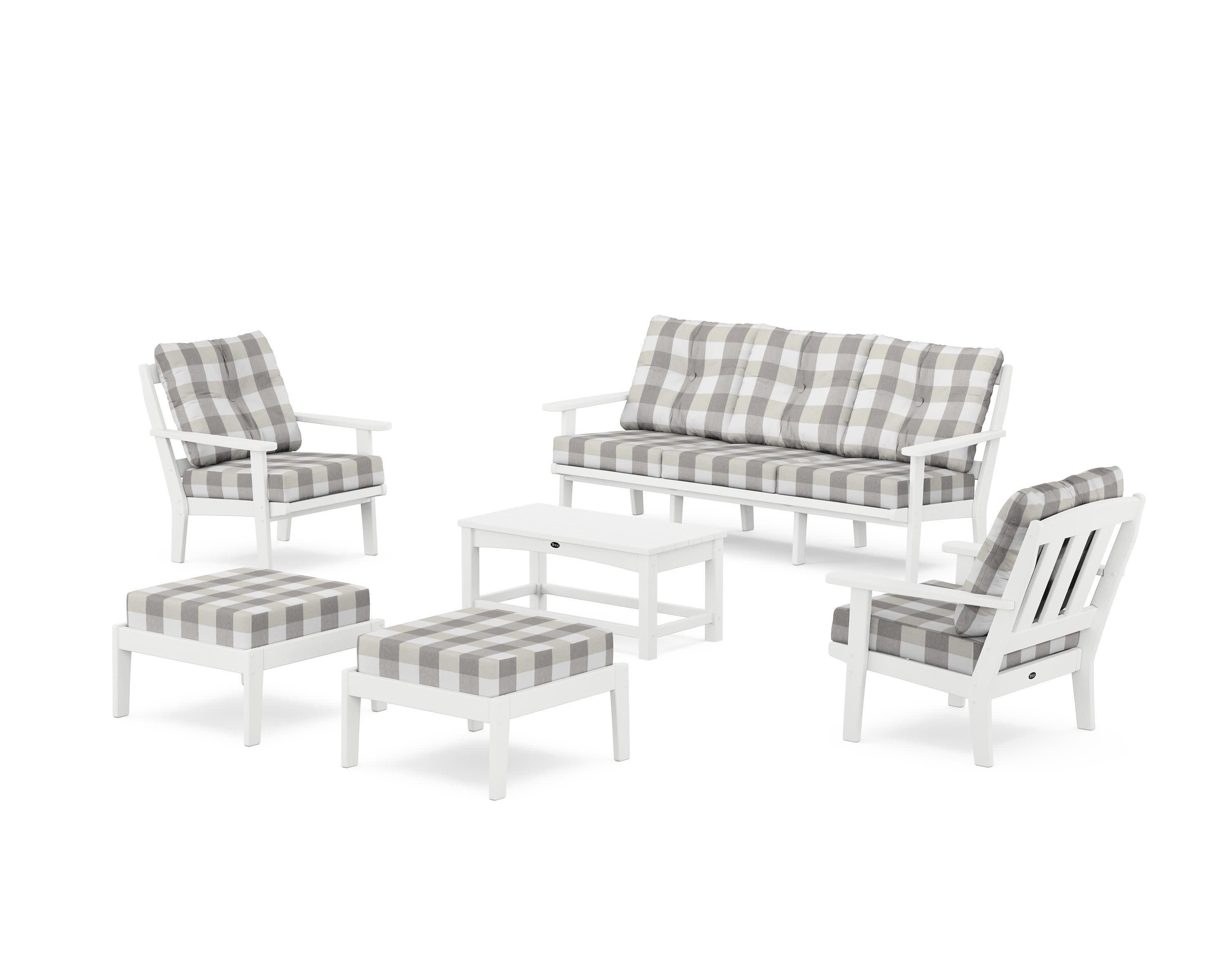 Cape Cod 6-Piece Lounge Sofa Set - Thumbnail 2