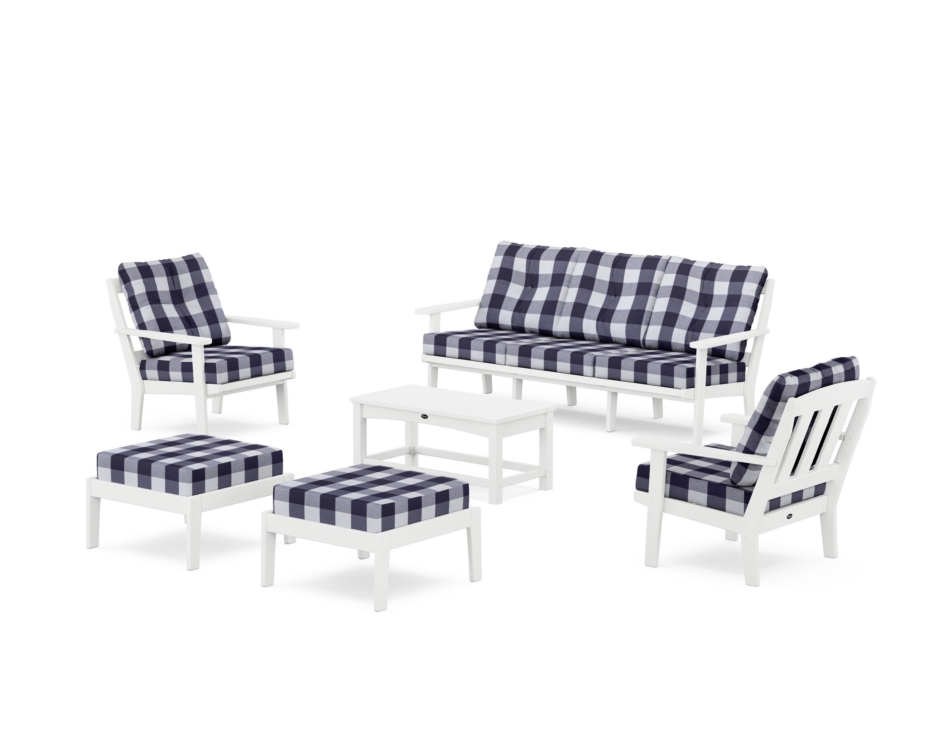 Cape Cod 6-Piece Lounge Sofa Set