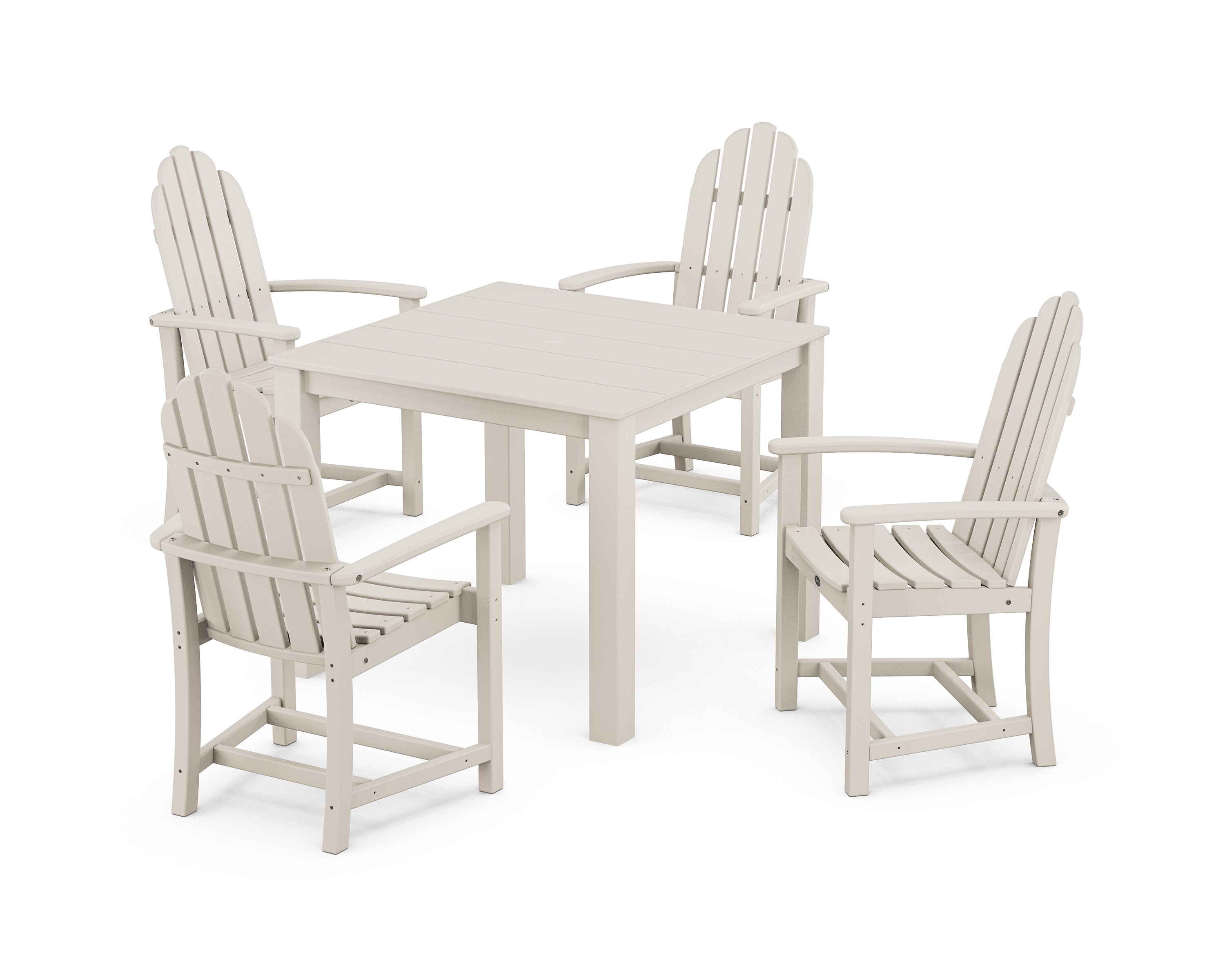 Cape Cod Adirondack 5-Piece Parsons Dining Set