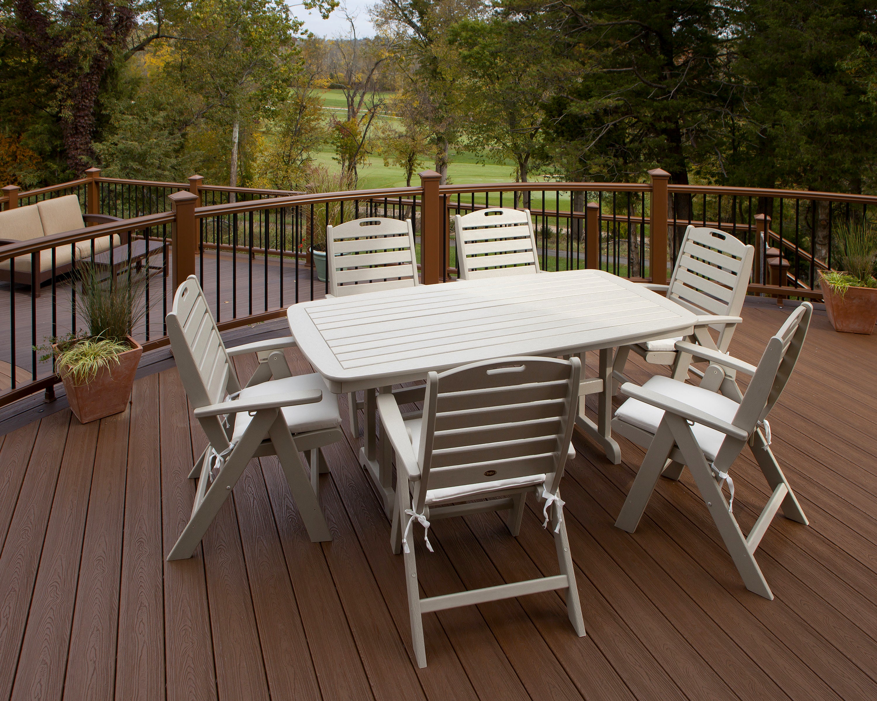 Trex Outdoor Furniture Yacht Club Dining Set - Thumbnail 4