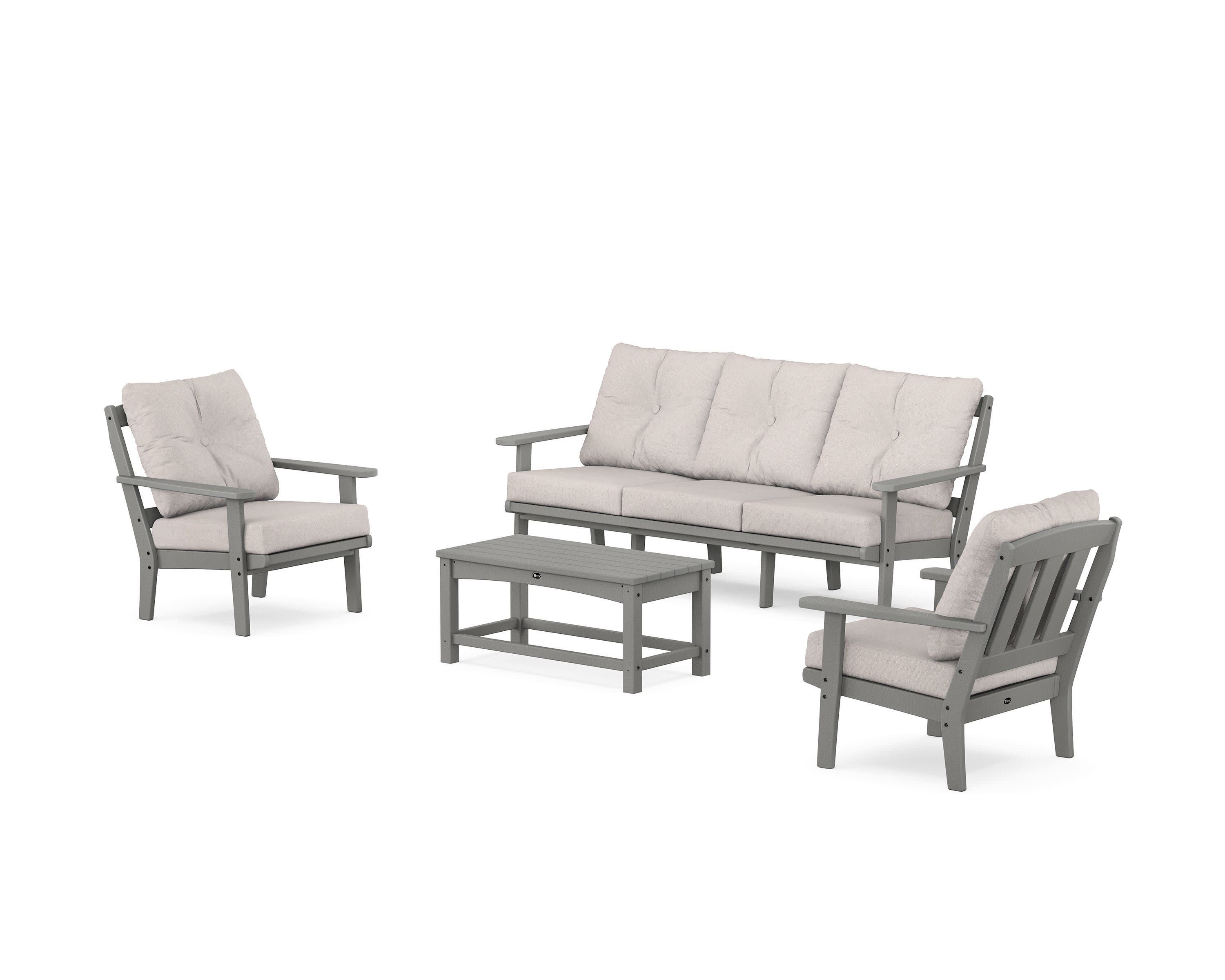 Cape Cod 4-Piece Deep Seating Set with Sofa