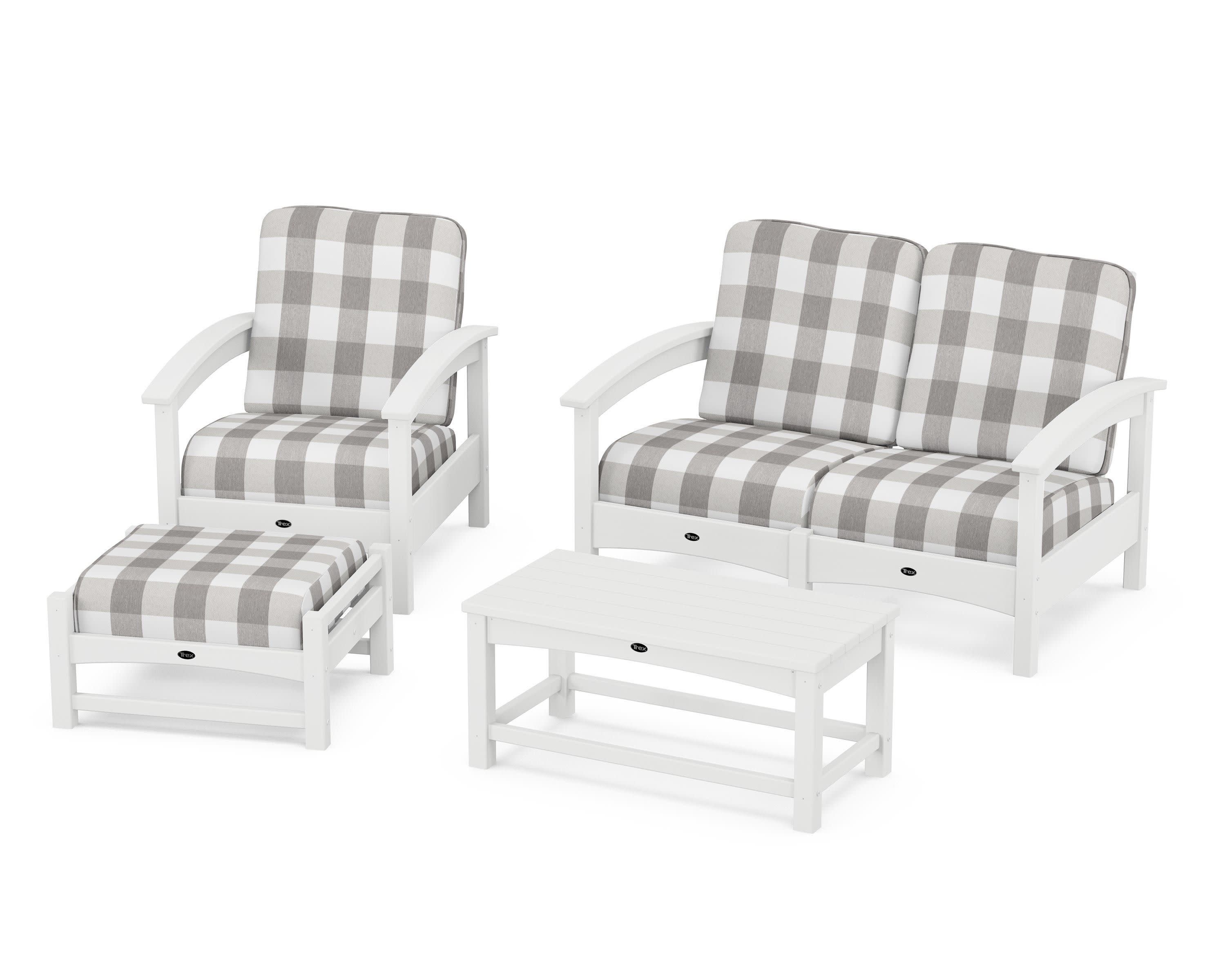 Rockport 4-Piece Deep Seating Conversation Group - Thumbnail 2