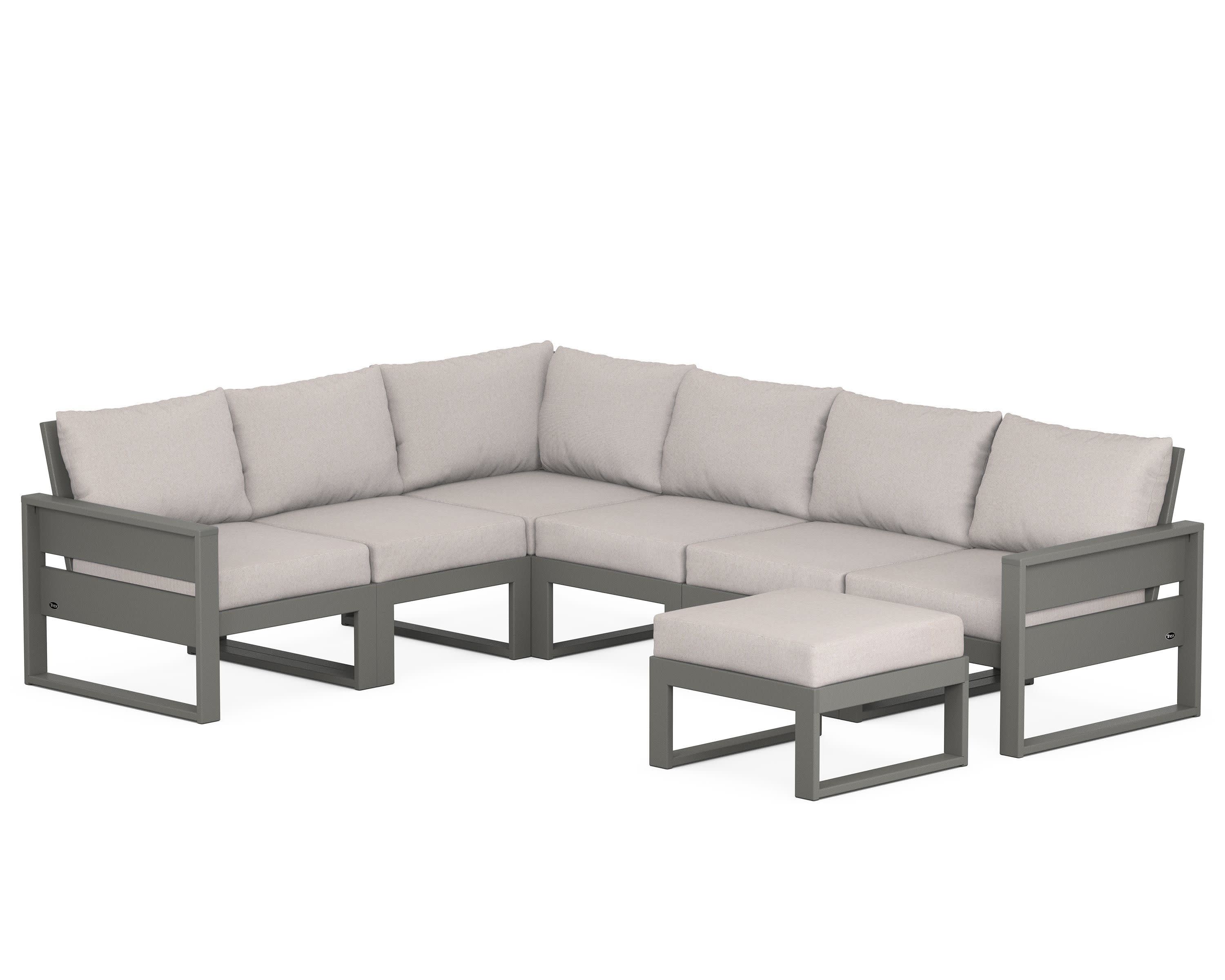 Eastport 6-Piece Sectional with Ottoman