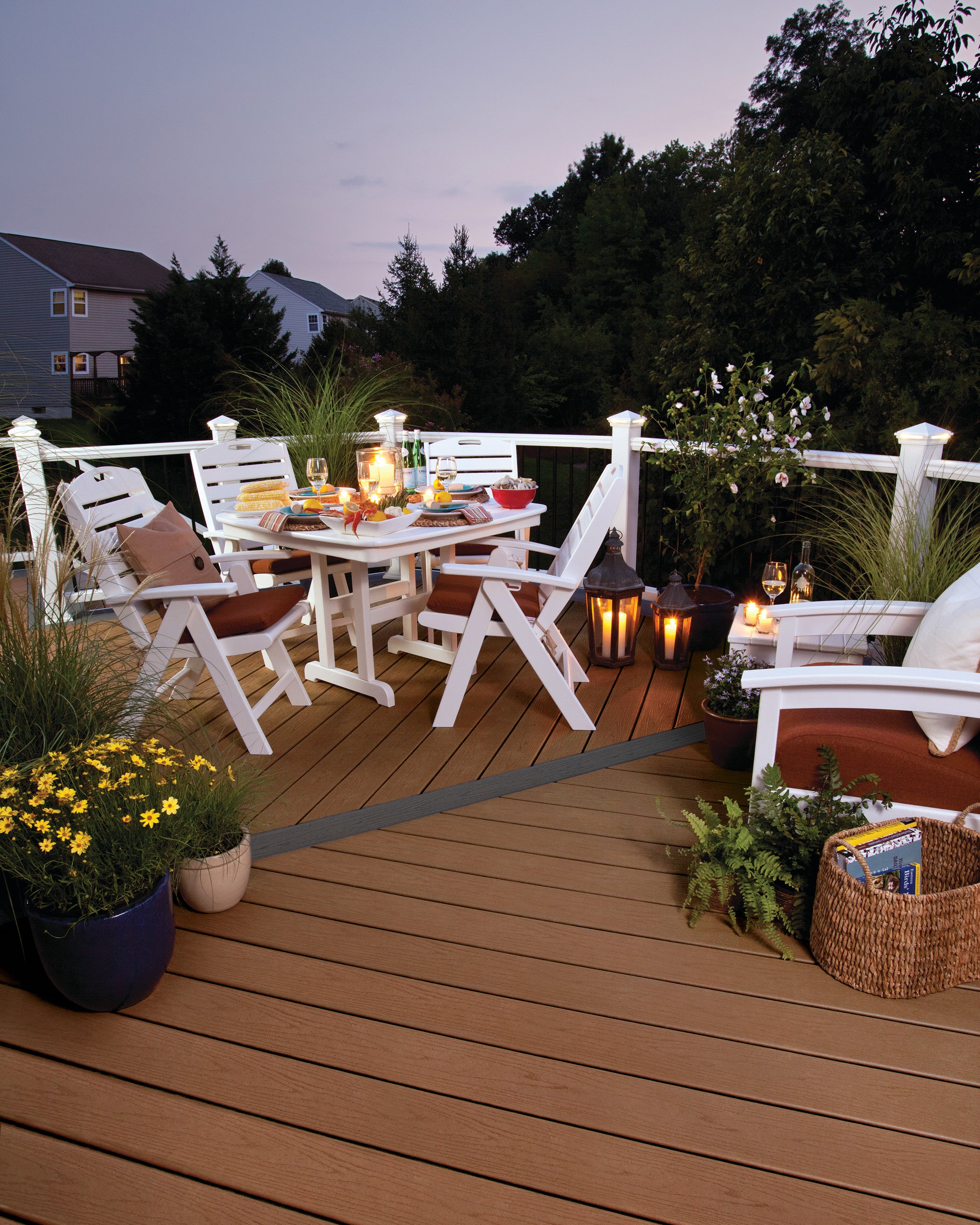 Yacht Club Highback 5-Piece Dining Set - Thumbnail 2