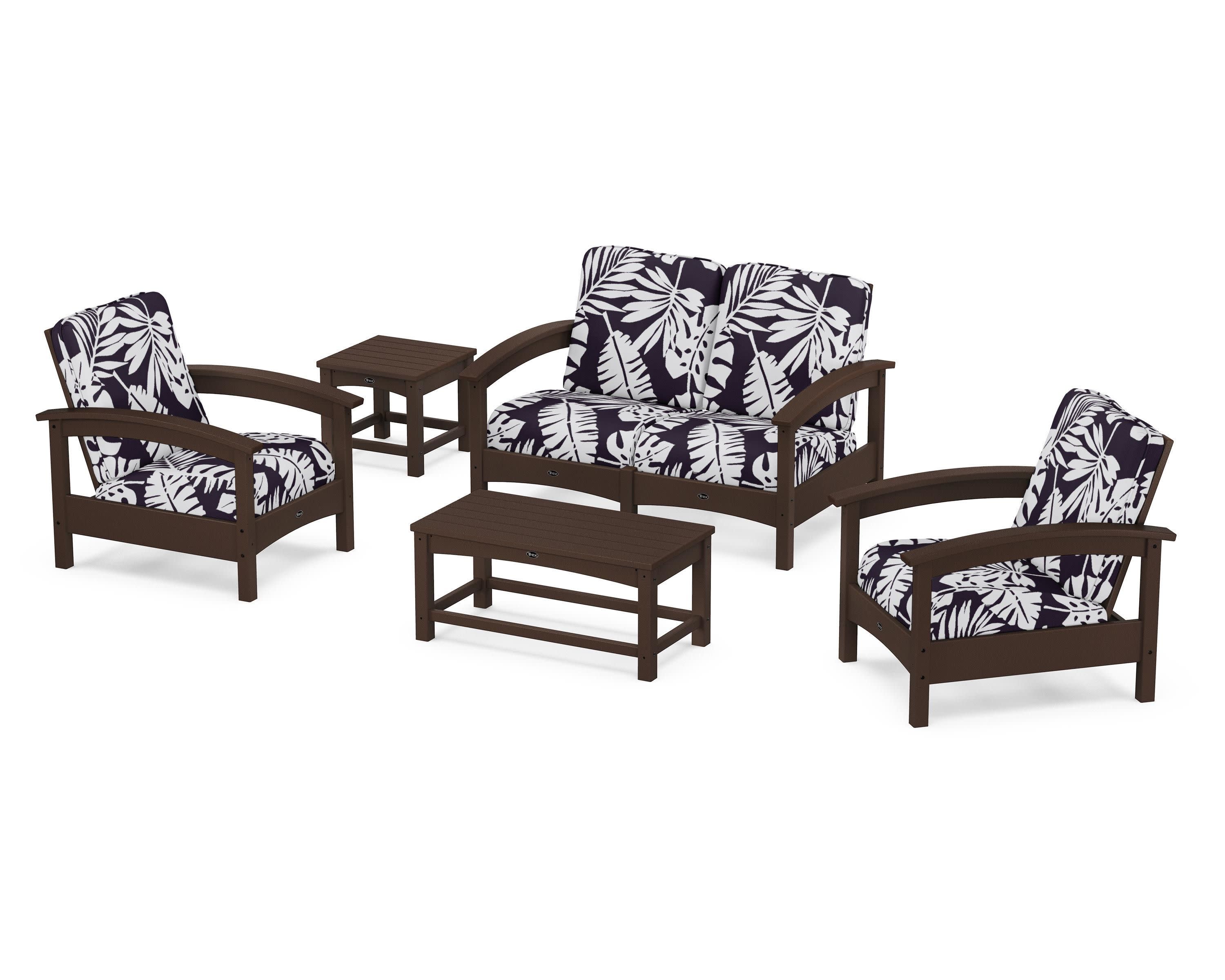 Trex Outdoor Furniture Rockport Club Conversation Set