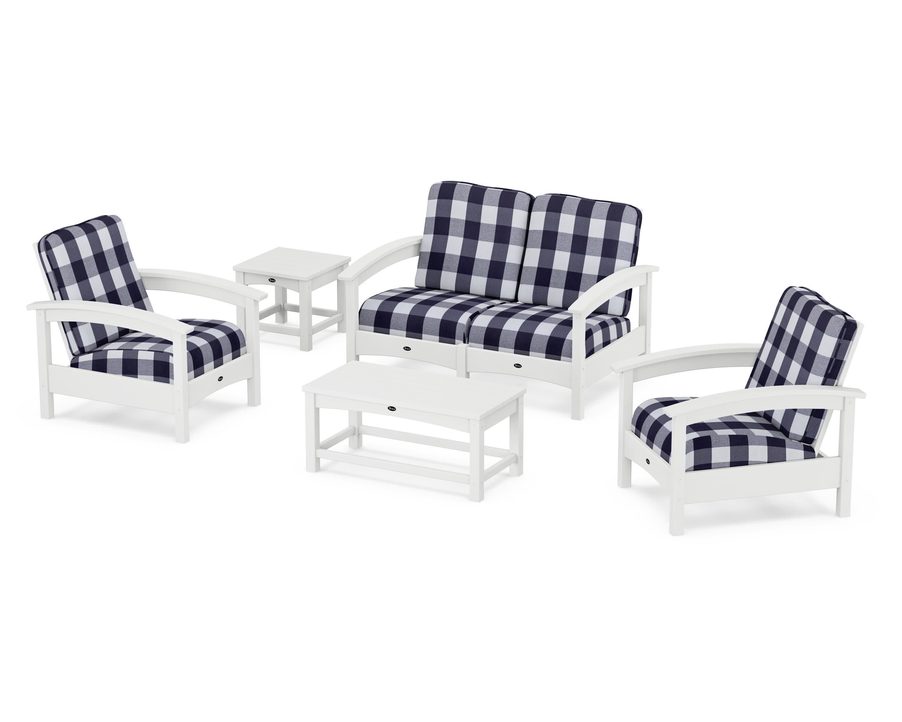 Rockport Club 6-Piece Deep Seating Conversation Set