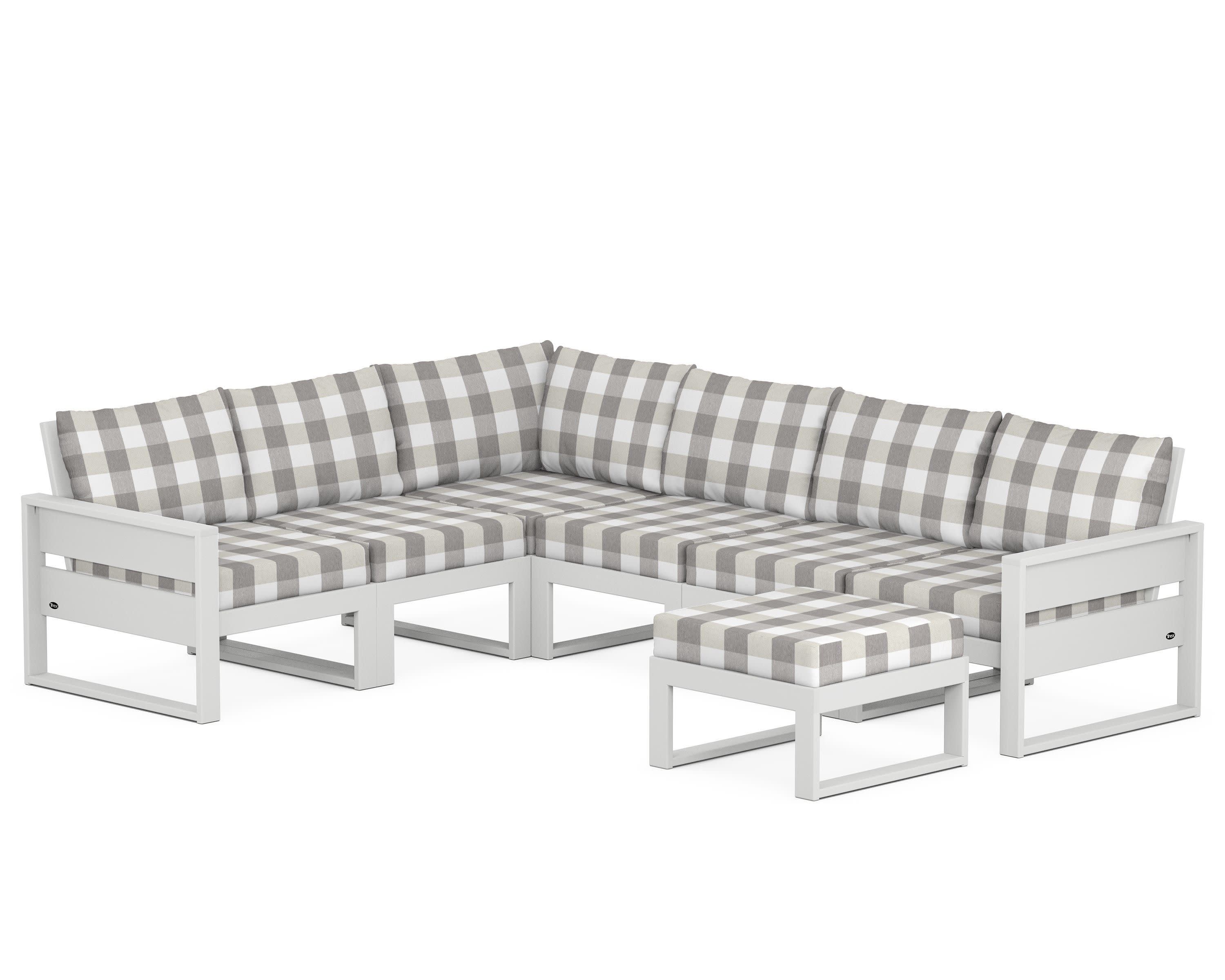 Trex Outdoor Furniture Eastport Sectional with Ottoman - Thumbnail 2