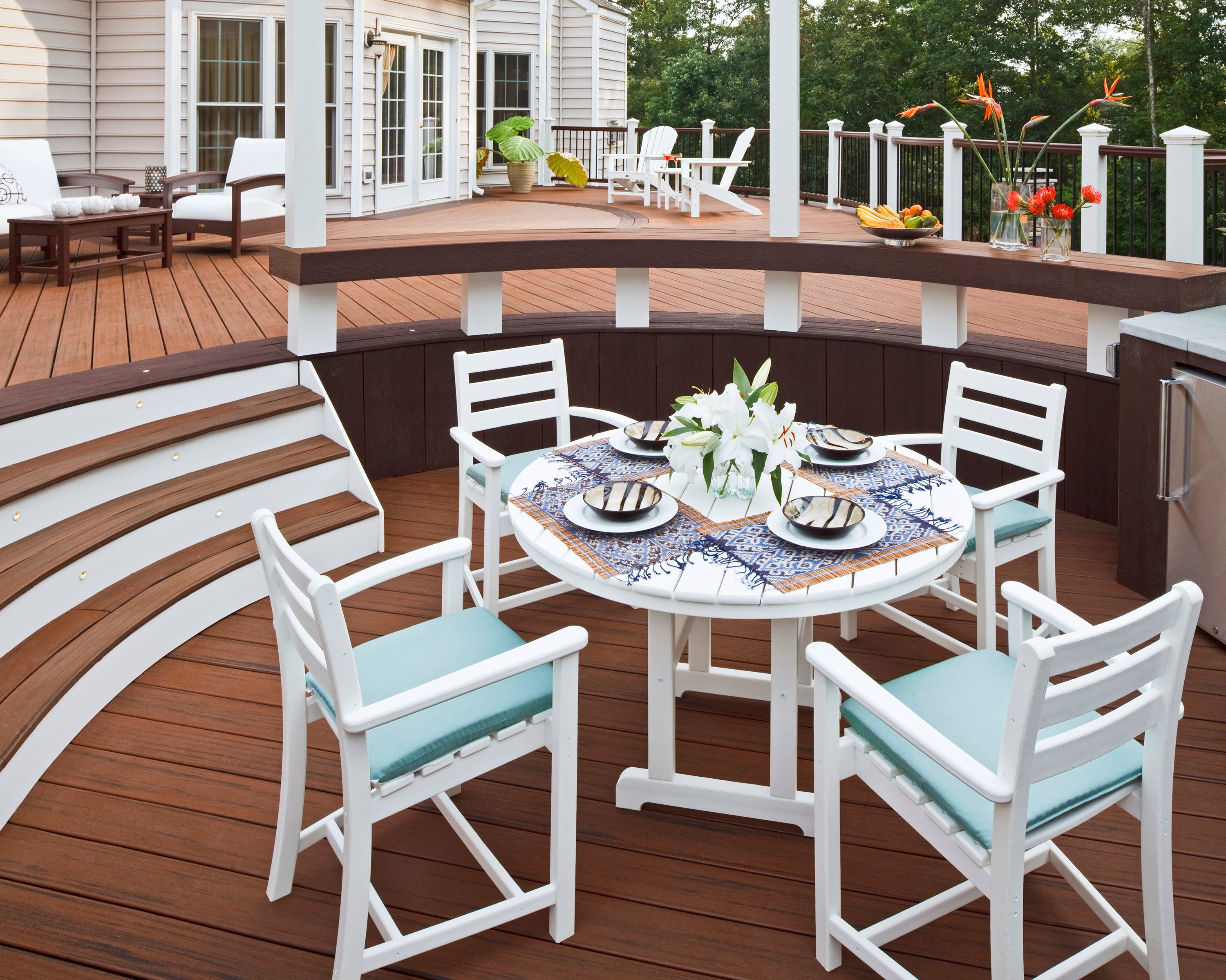 Trex Outdoor Furniture Monterey Bay Dining Set - Thumbnail 3