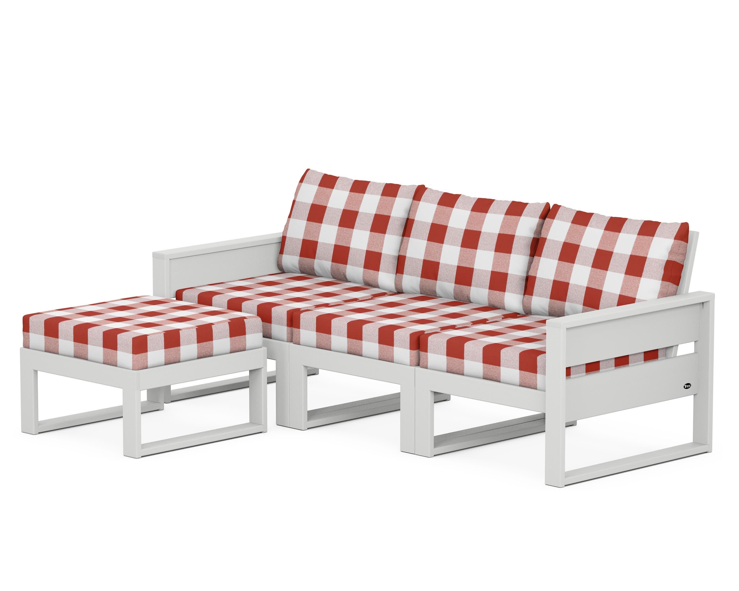Trex Outdoor Furniture Eastport Sectional with Ottoman - Thumbnail 5
