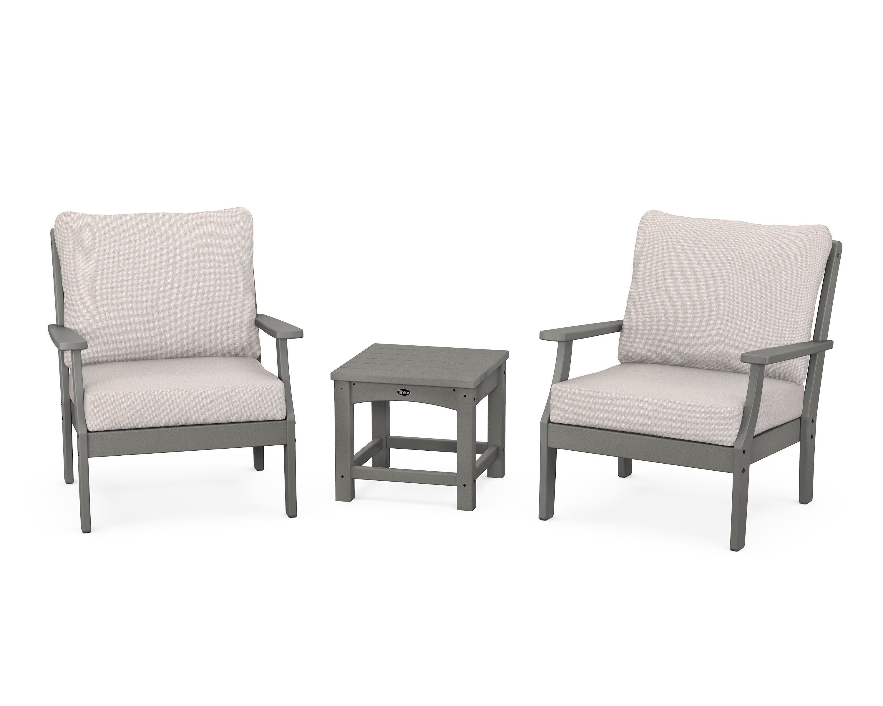 Yacht Club 3-Piece Deep Seating Set