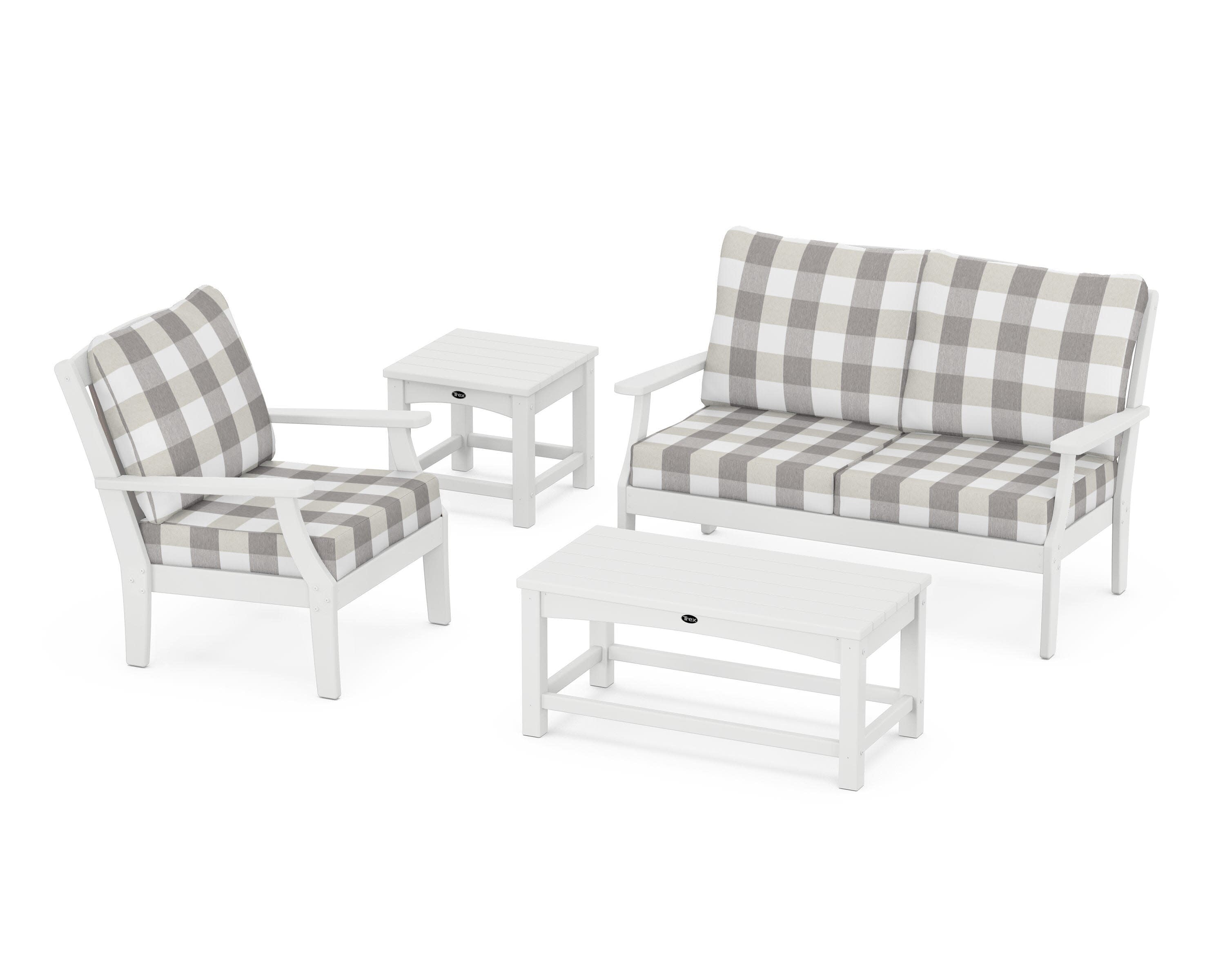 Yacht Club 4-Piece Deep Seating Chair Set - Thumbnail 2