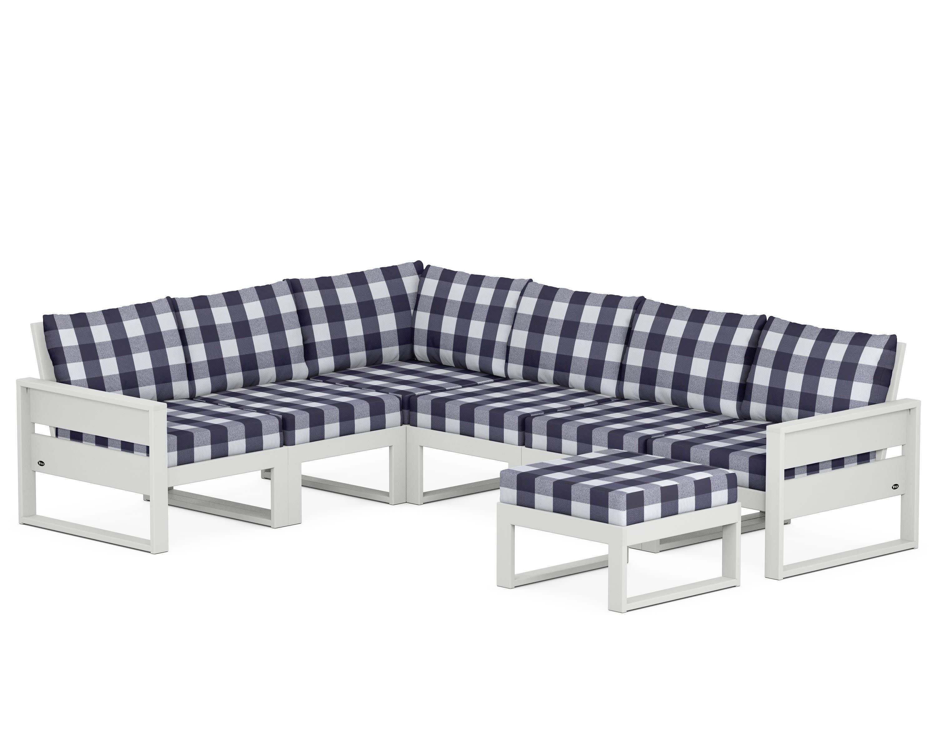 Trex Outdoor Furniture Eastport Sectional with Ottoman - Thumbnail 4
