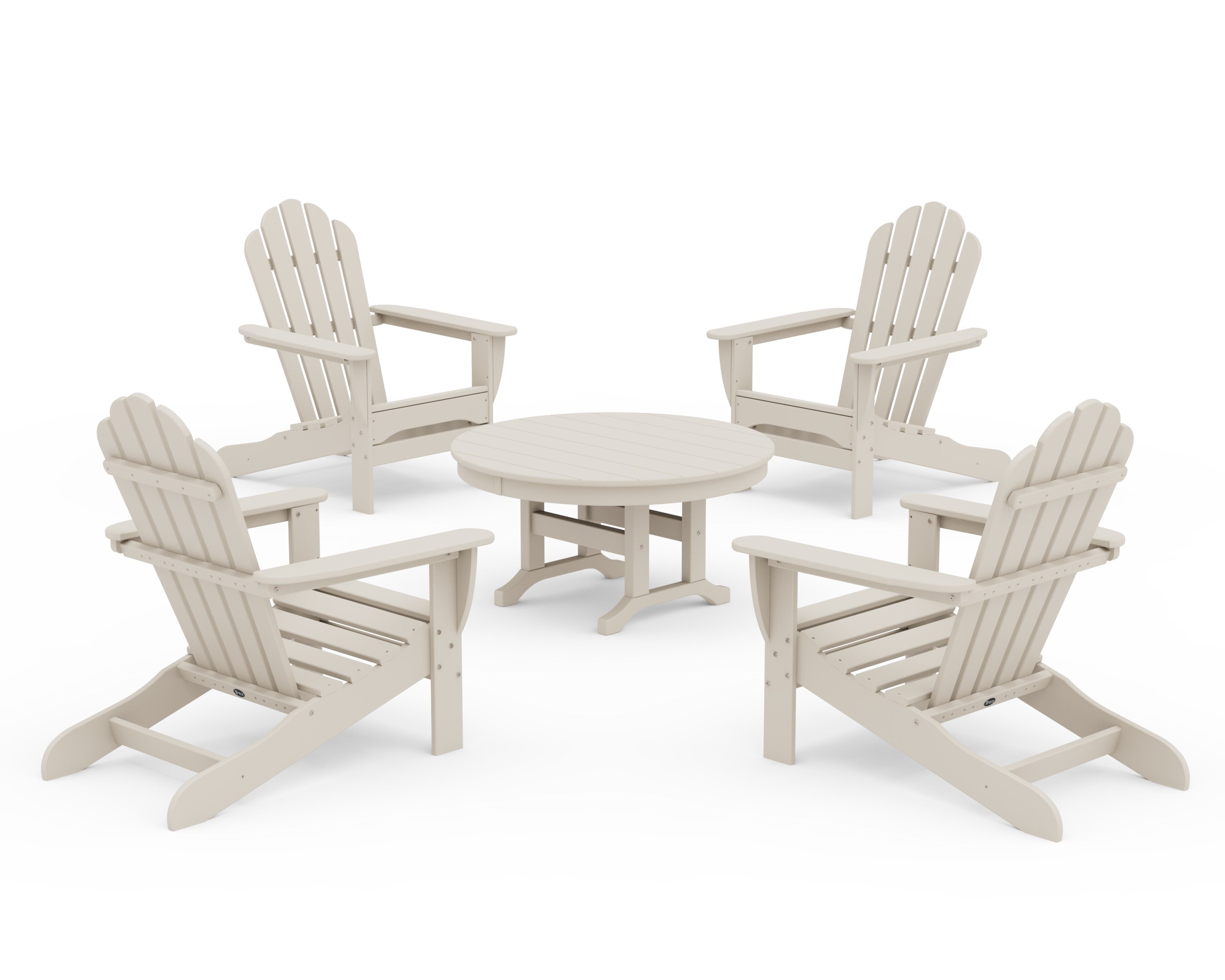 5-Piece Monterey Bay Oversized Adirondack Chair Conversation Group