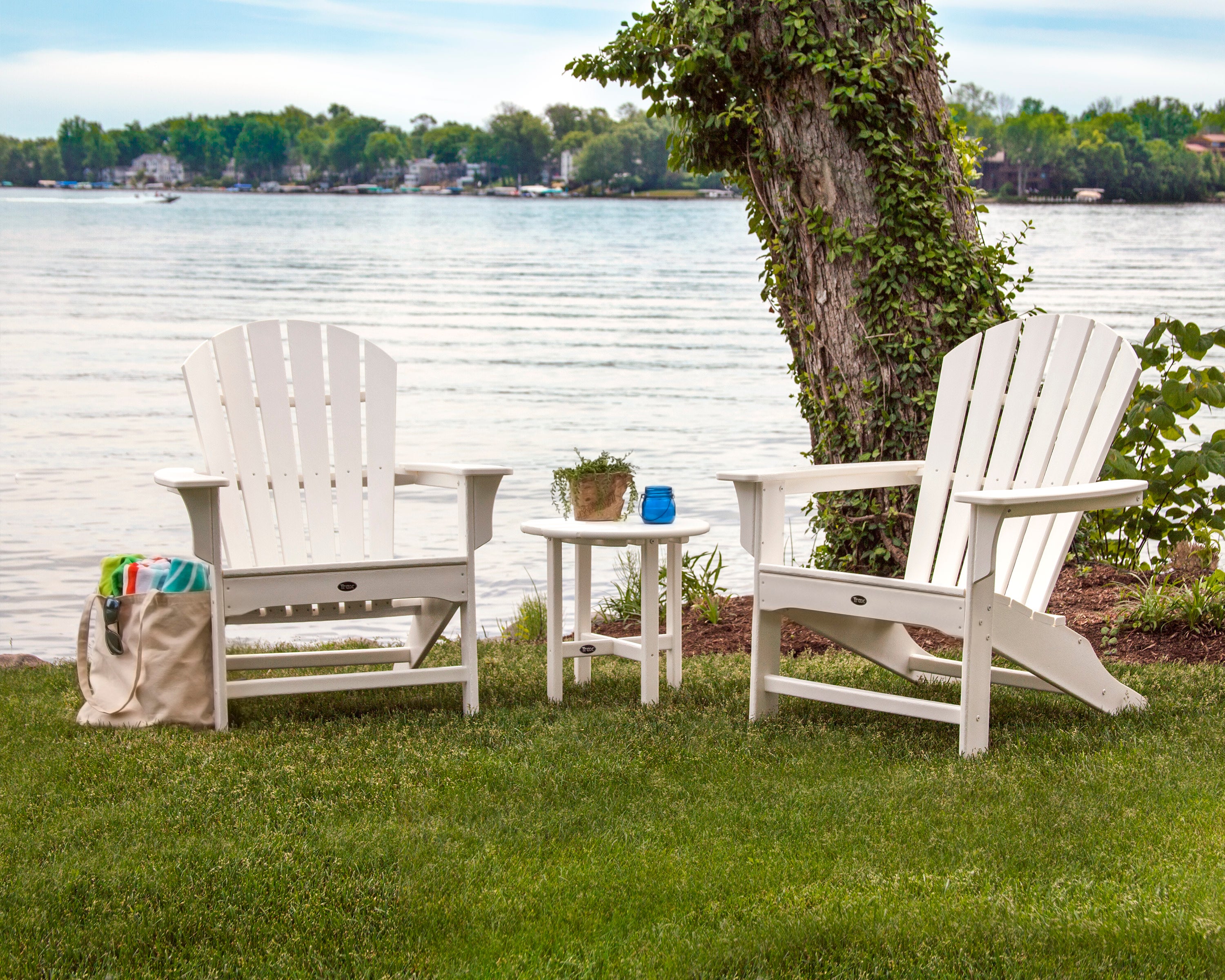 Yacht Club Shellback 3-Piece Adirondack Set