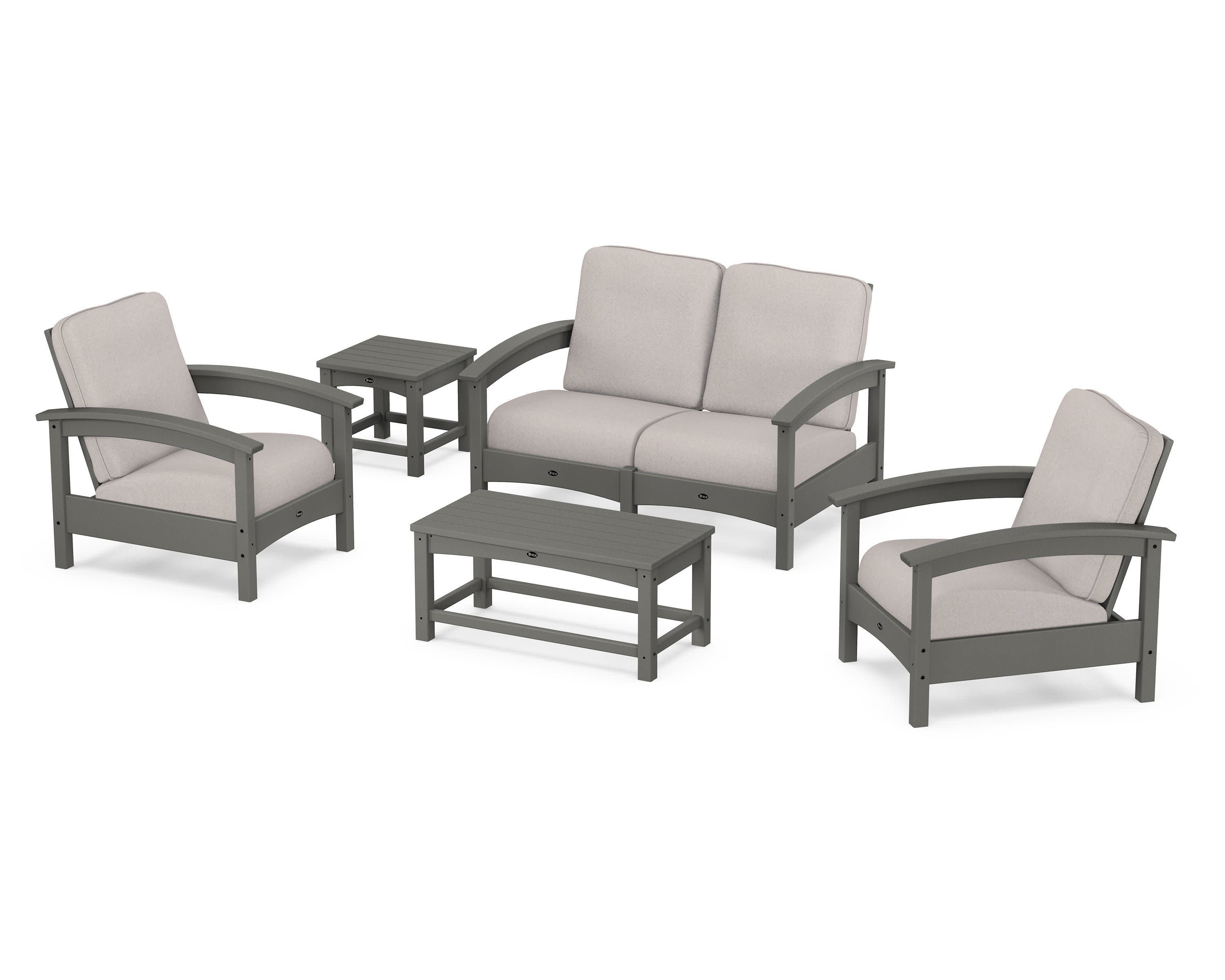 Rockport Club 6-Piece Deep Seating Conversation Set